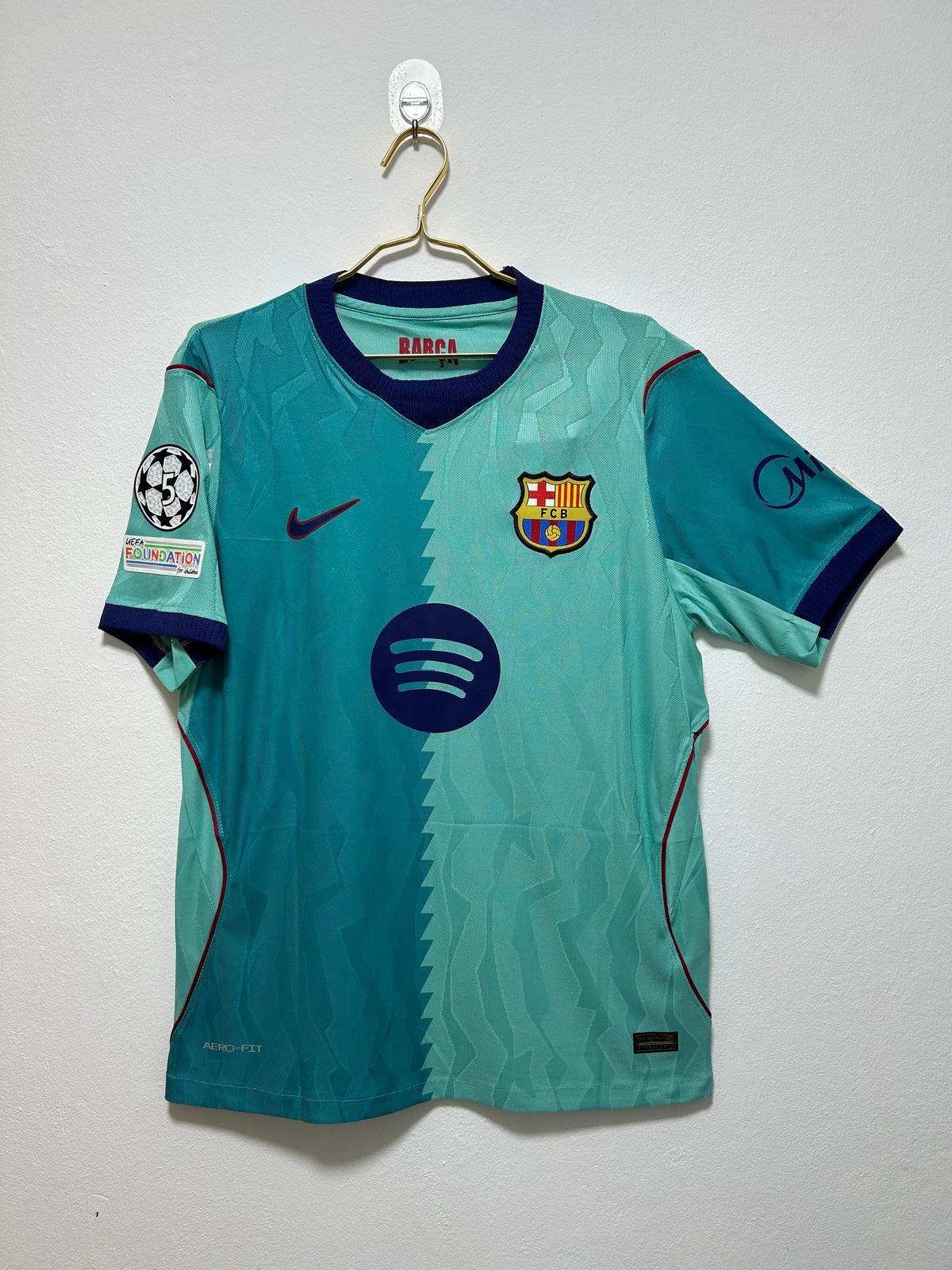 CAMISETA DE FC BARCELONA 3era EQUIPACIÓN VERSIÓN JUGADOR