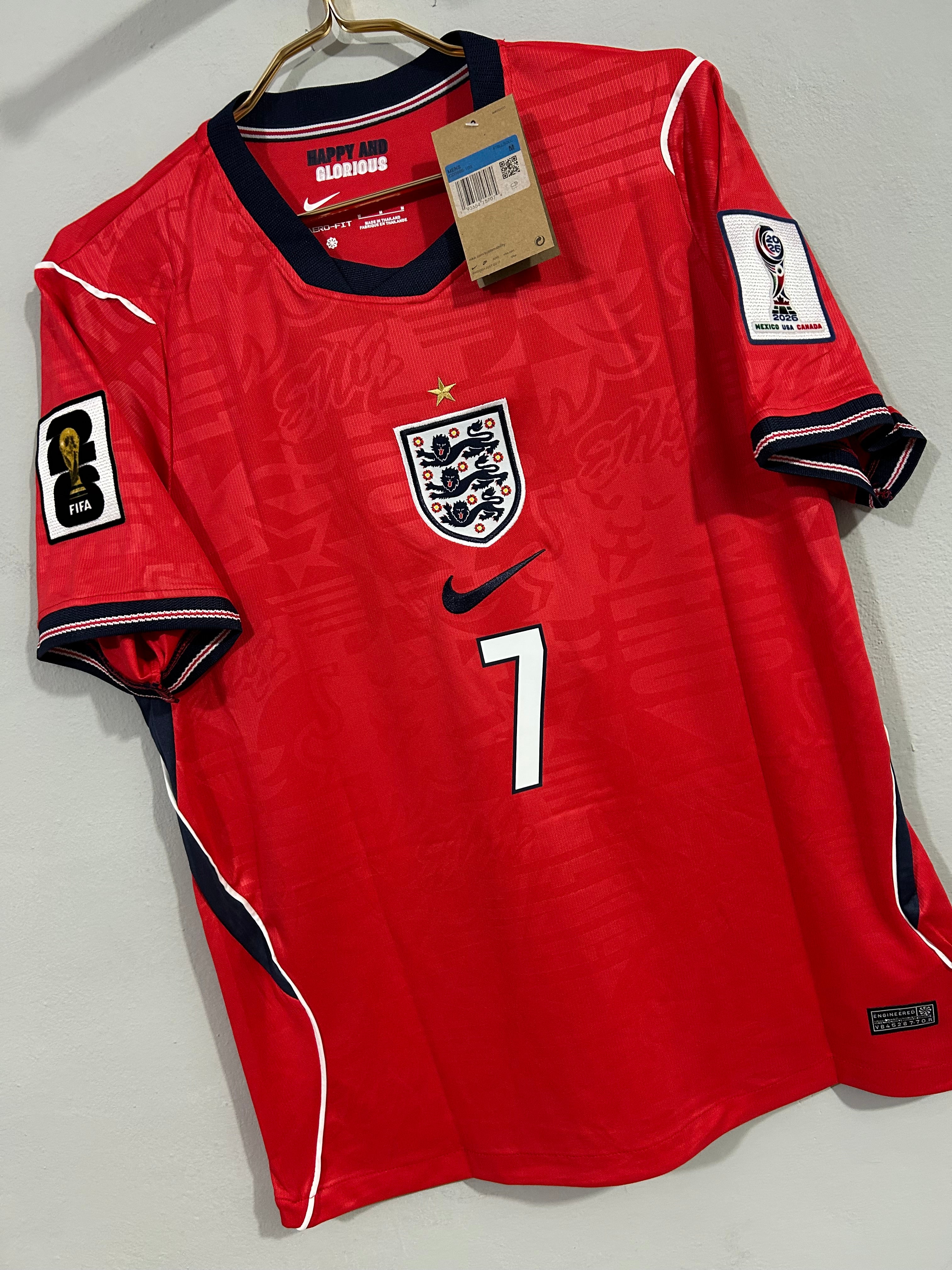 CAMISETA DE LA SELECCIÓN DE INGLATERRA 2026 VISITANTE