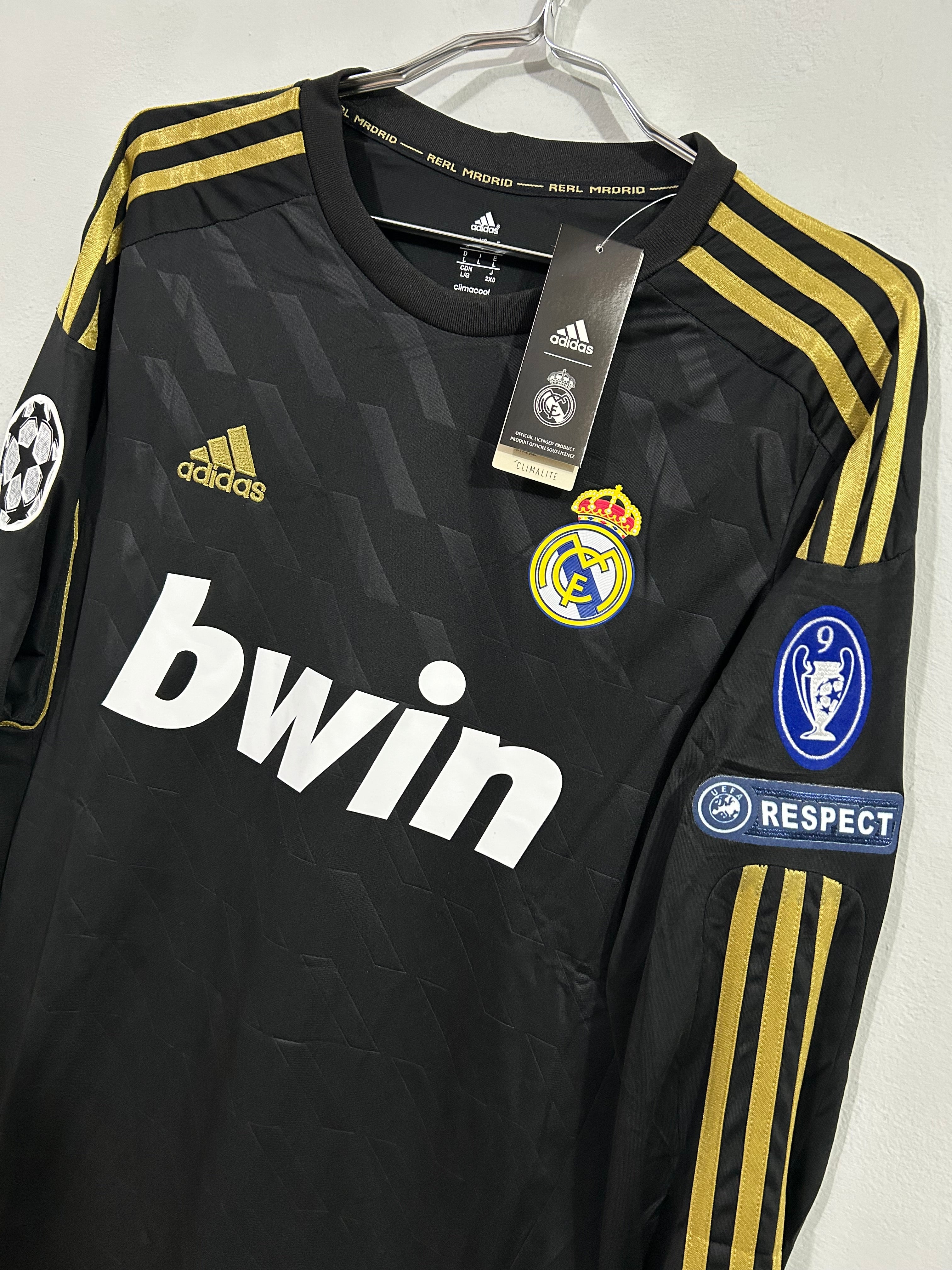CAMISETA DEL REAL MADRID 2011/2012 AWAY MANGA LARGA