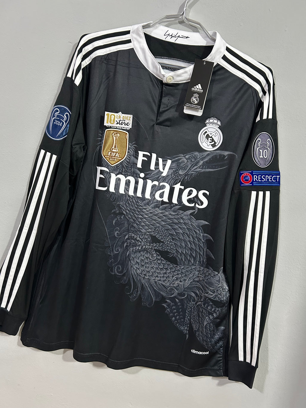 CAMISETA DEL REAL MADRID 2014/2015 TERCERA EQUIPACION EDICION ESPECIAL Yohji Yamamoto MANGA LARGA