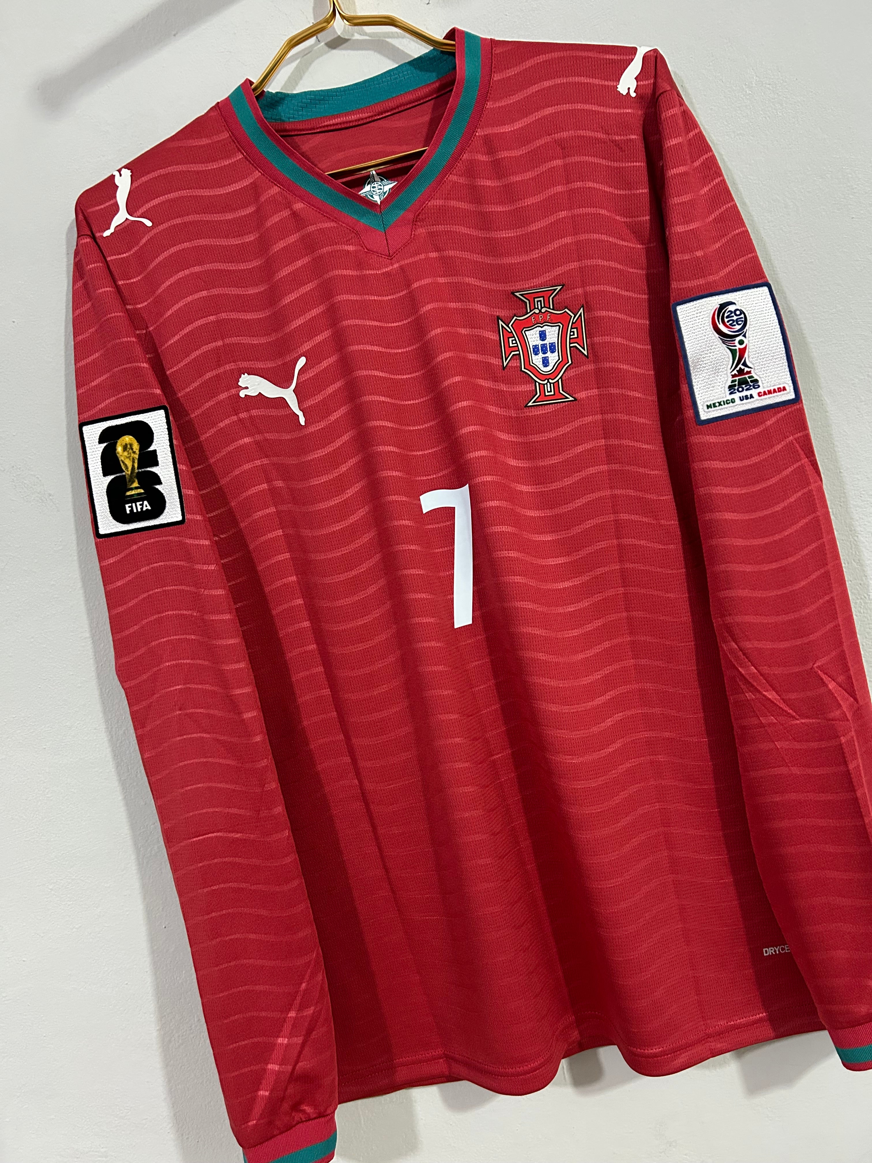 CAMISETA DE PORTUGAL 2026 LOCAL MANGA LARGA