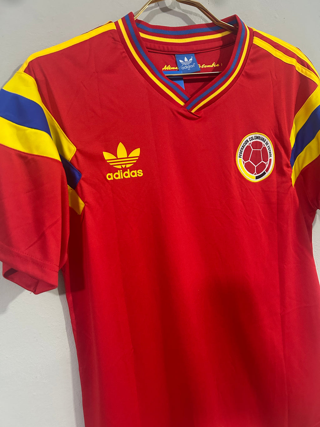 CAMISETA DE COLOMBIA 1990 VISITANTE