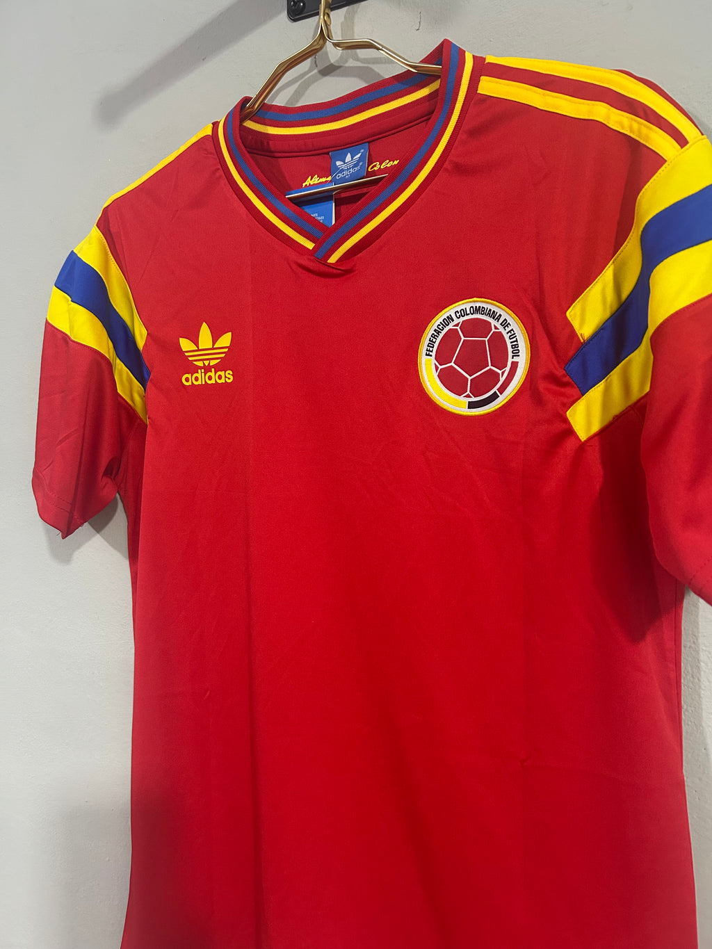 CAMISETA DE COLOMBIA 1990 VISITANTE