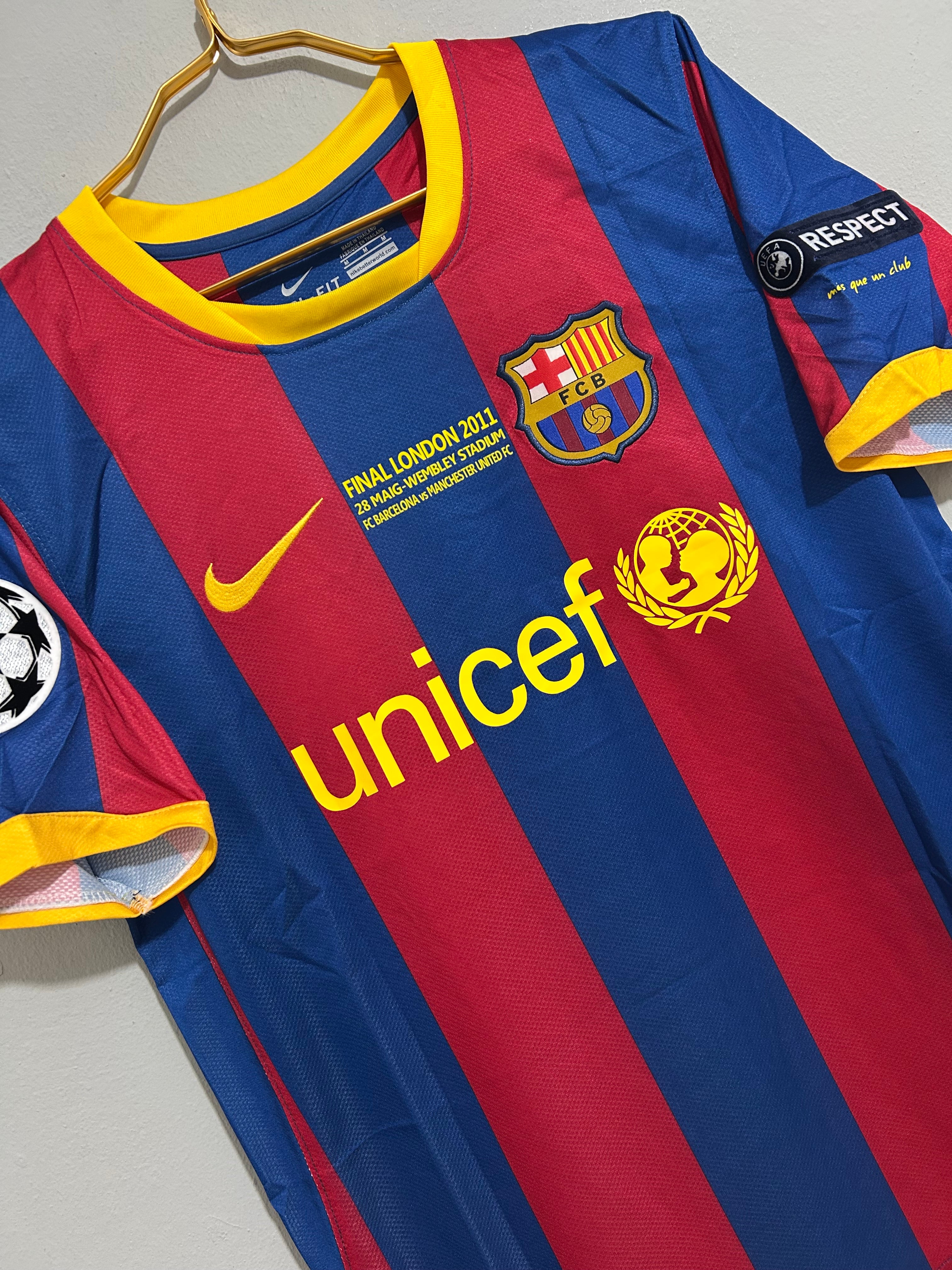CAMISETA DEL FC BARCELONA 2010/2011 HOME (EDICION FINAL DE CHAMPIONS LEAGUE)