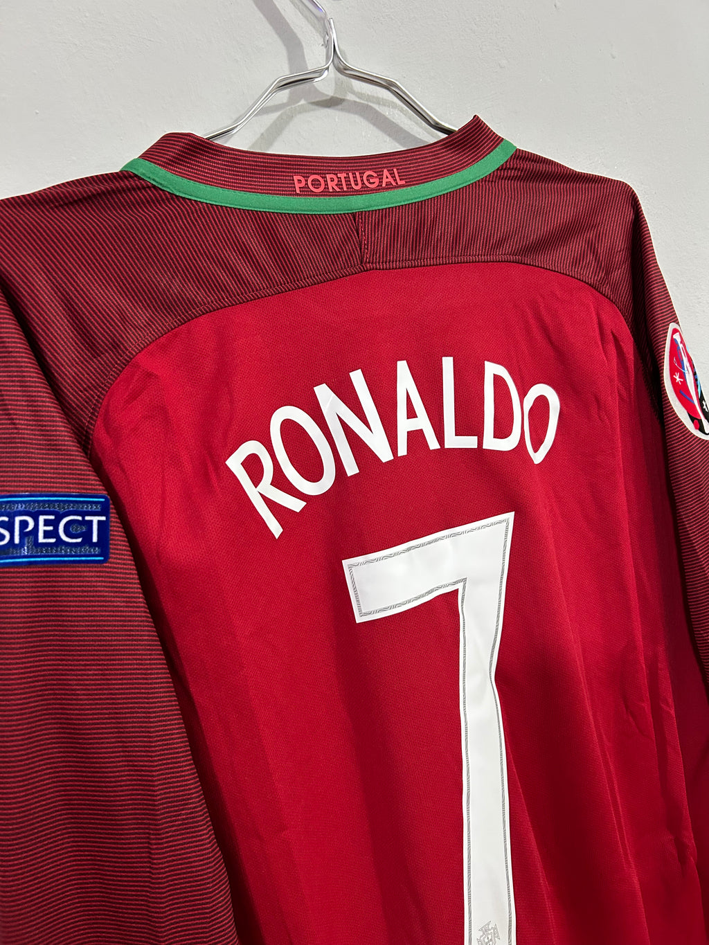 CAMISETA DE PORTUGAL 2016 CAMPEONES DE EUROPA MANGA LARGA