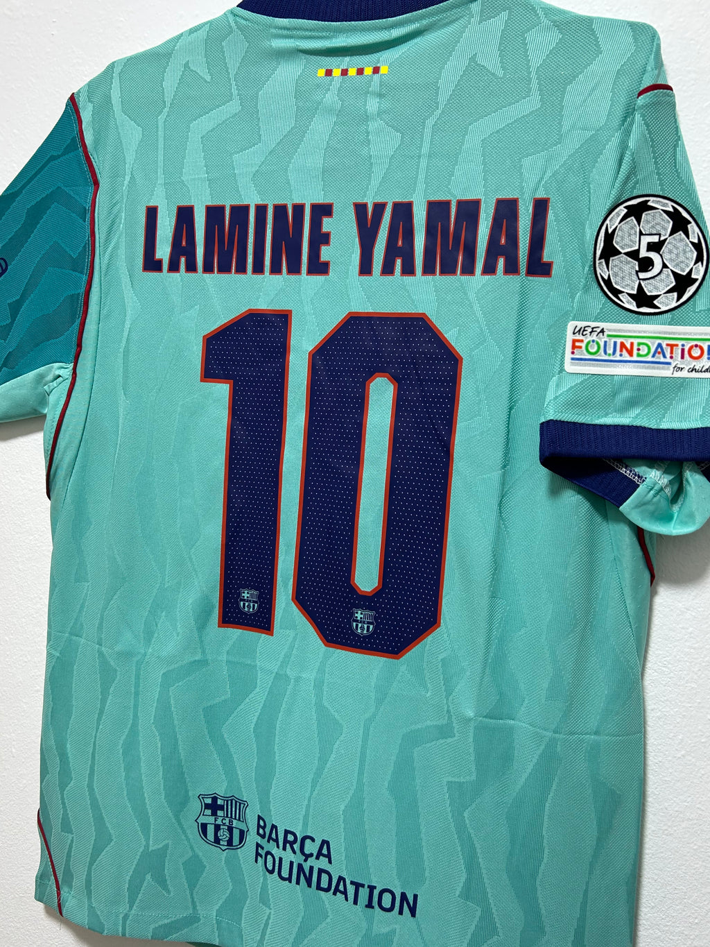 CAMISETA DE FC BARCELONA 3era EQUIPACIÓN VERSIÓN JUGADOR