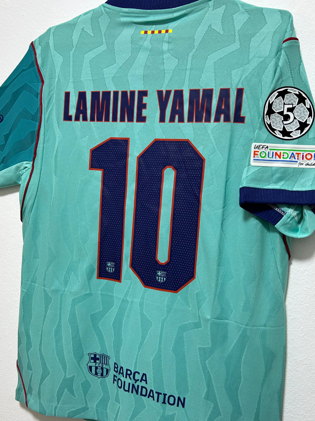 CAMISETA DE FC BARCELONA 3era EQUIPACIÓN VERSIÓN JUGADOR