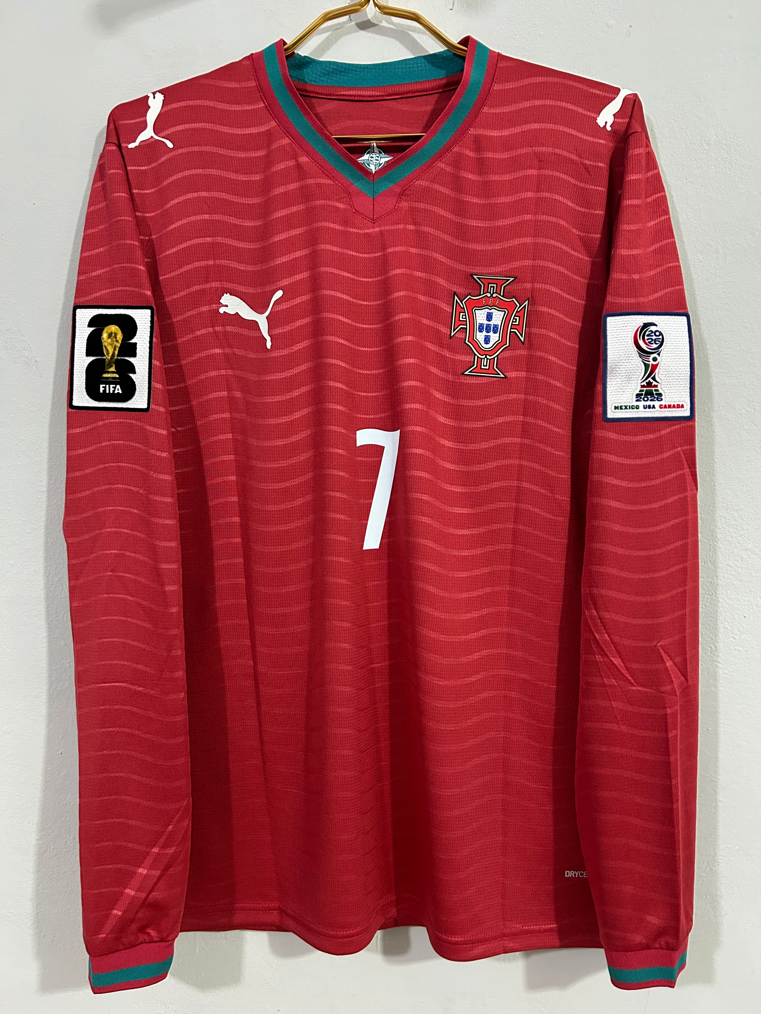 CAMISETA DE PORTUGAL 2026 LOCAL MANGA LARGA