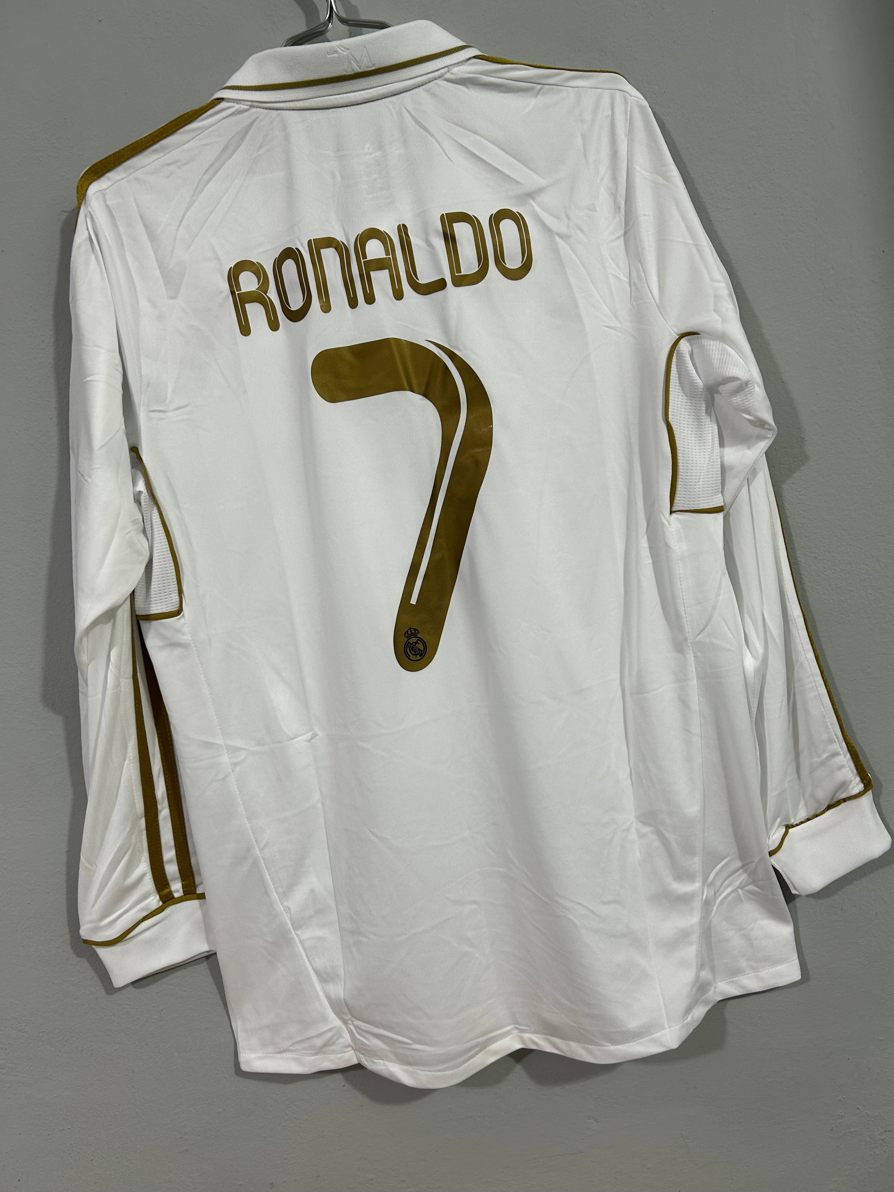 CAMISETA DEL REAL MADRID 2011/2012 HOME MANGA LARGA