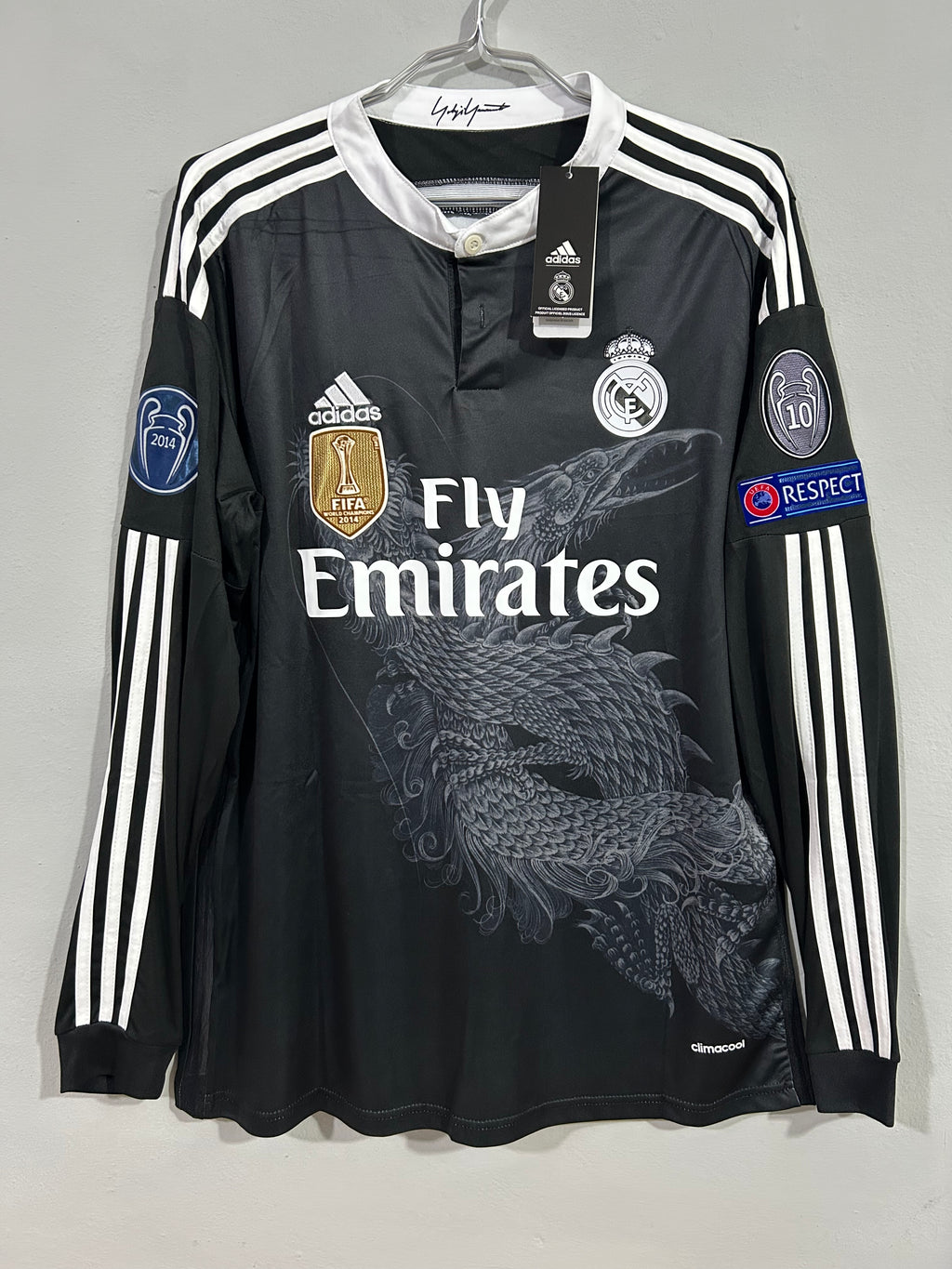 CAMISETA DEL REAL MADRID 2014/2015 TERCERA EQUIPACION EDICION ESPECIAL Yohji Yamamoto MANGA LARGA