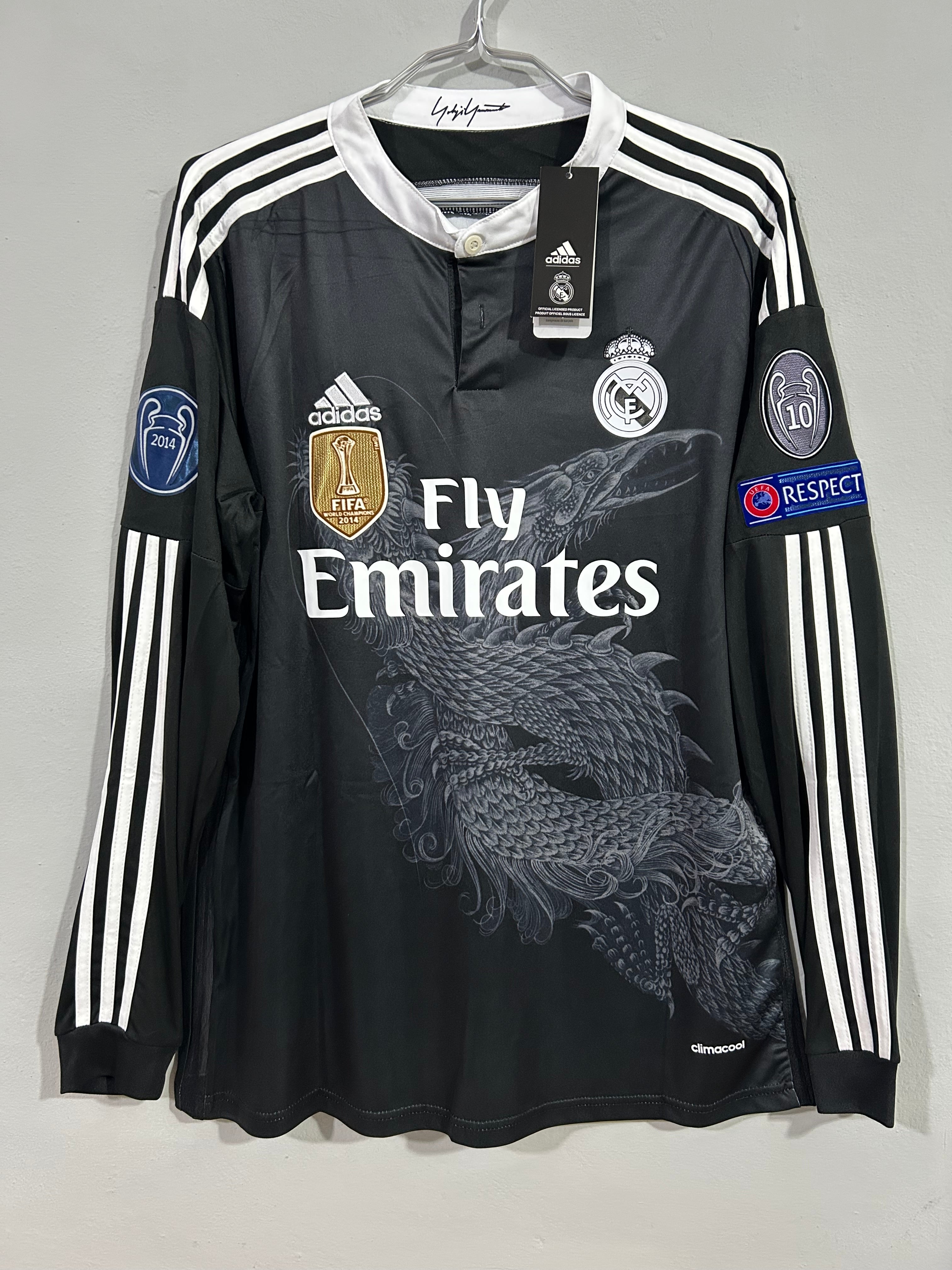 CAMISETA DEL REAL MADRID 2014/2015 TERCERA EQUIPACION EDICION ESPECIAL Yohji Yamamoto MANGA LARGA