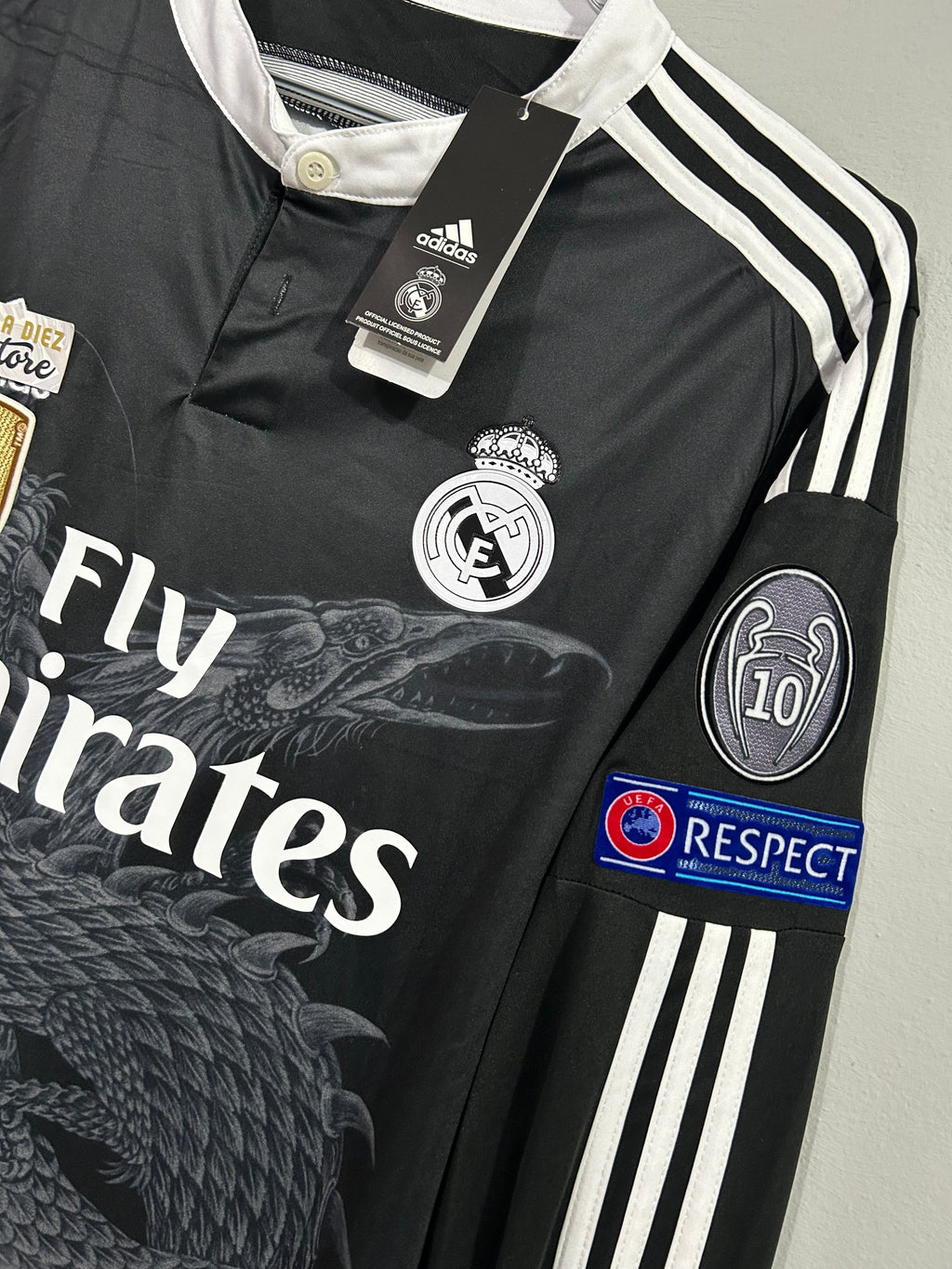 CAMISETA DEL REAL MADRID 2014/2015 TERCERA EQUIPACION EDICION ESPECIAL Yohji Yamamoto MANGA LARGA