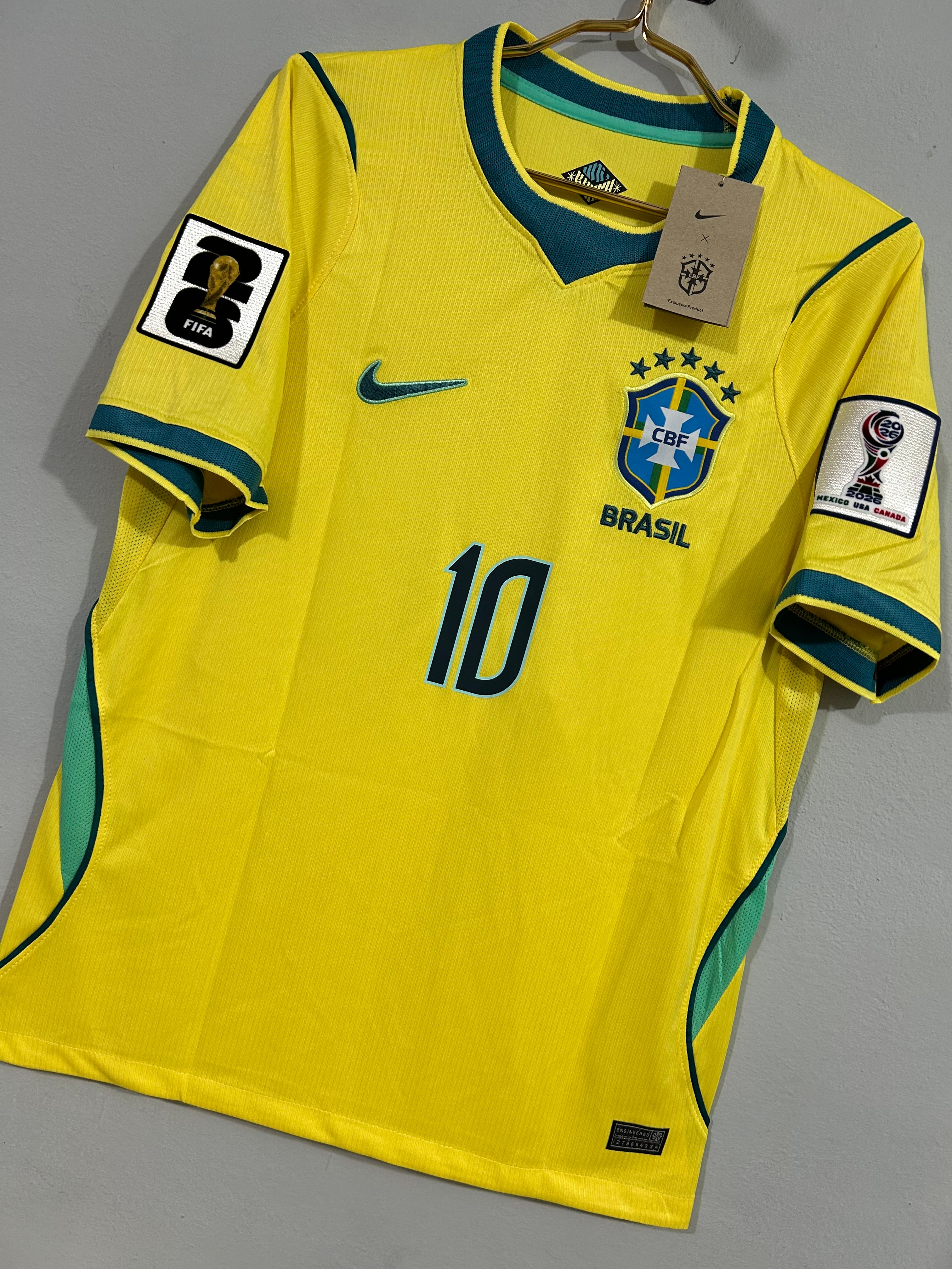 CAMISETA DE LA SELECCION DE BRASIL HOME 2026