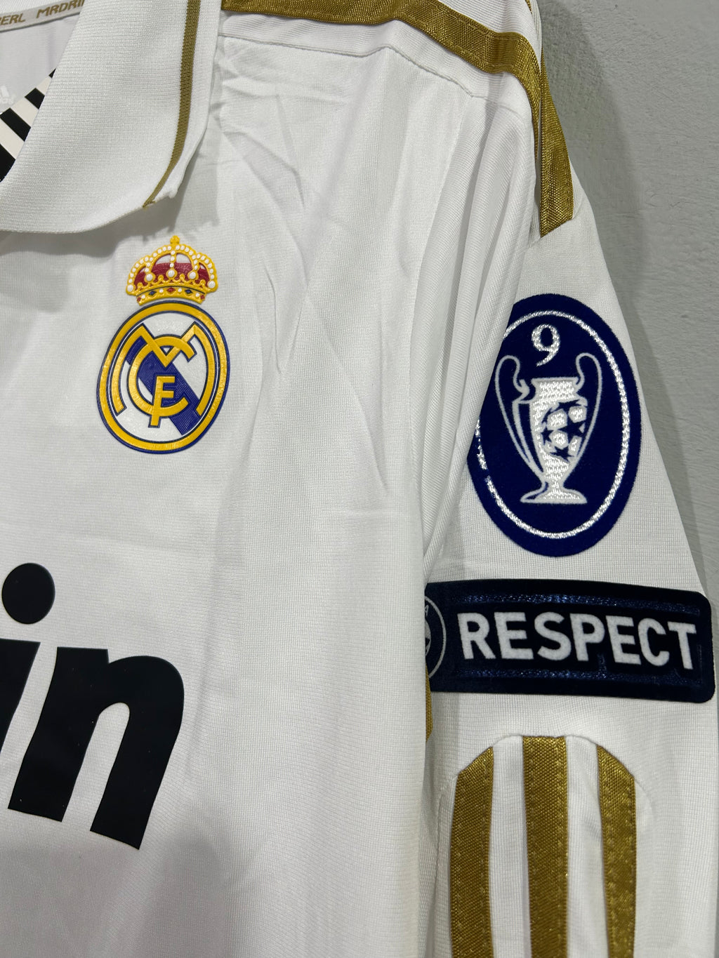 CAMISETA DEL REAL MADRID 2011/2012 HOME MANGA LARGA