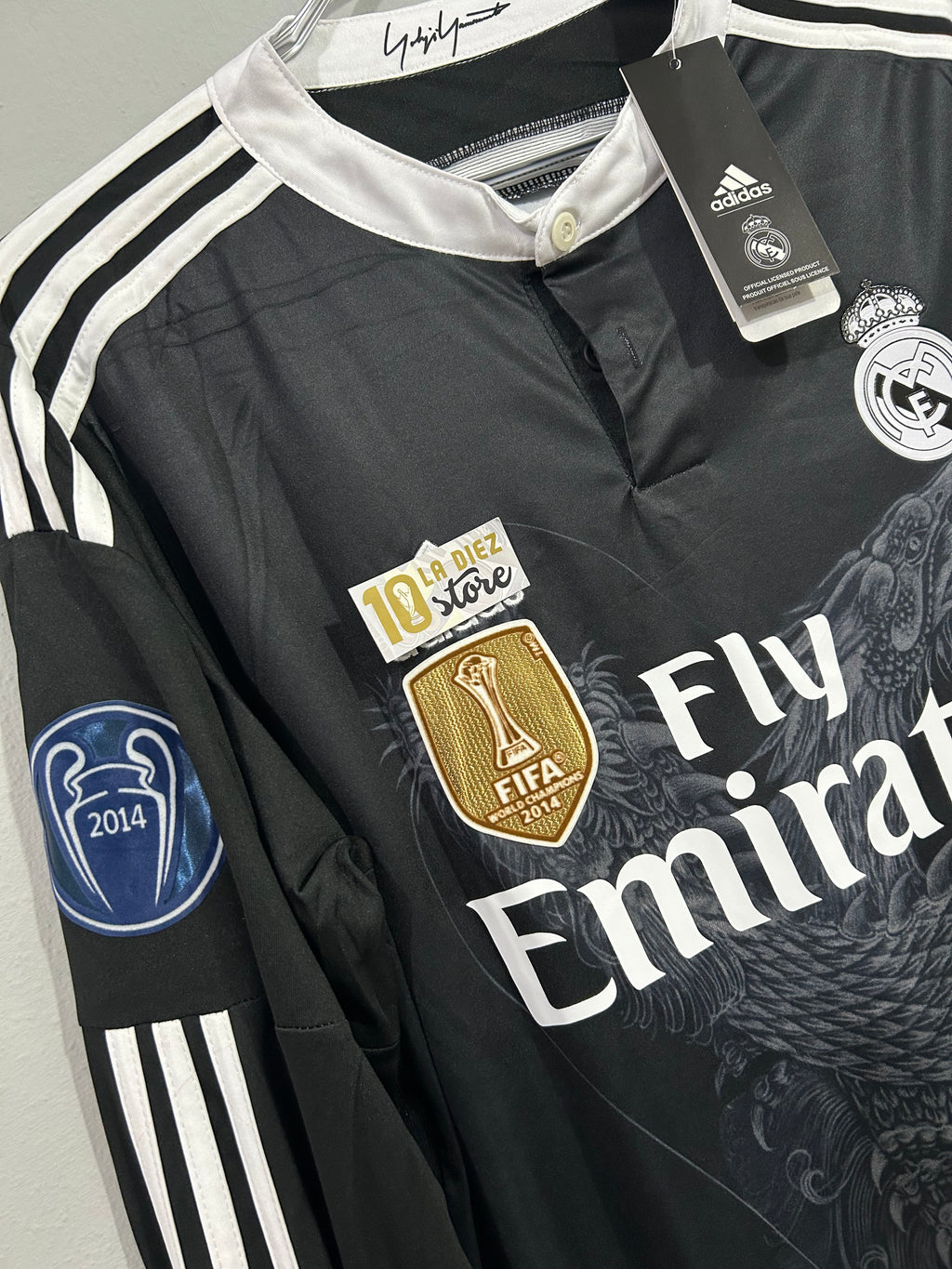 CAMISETA DEL REAL MADRID 2014/2015 TERCERA EQUIPACION EDICION ESPECIAL Yohji Yamamoto MANGA LARGA