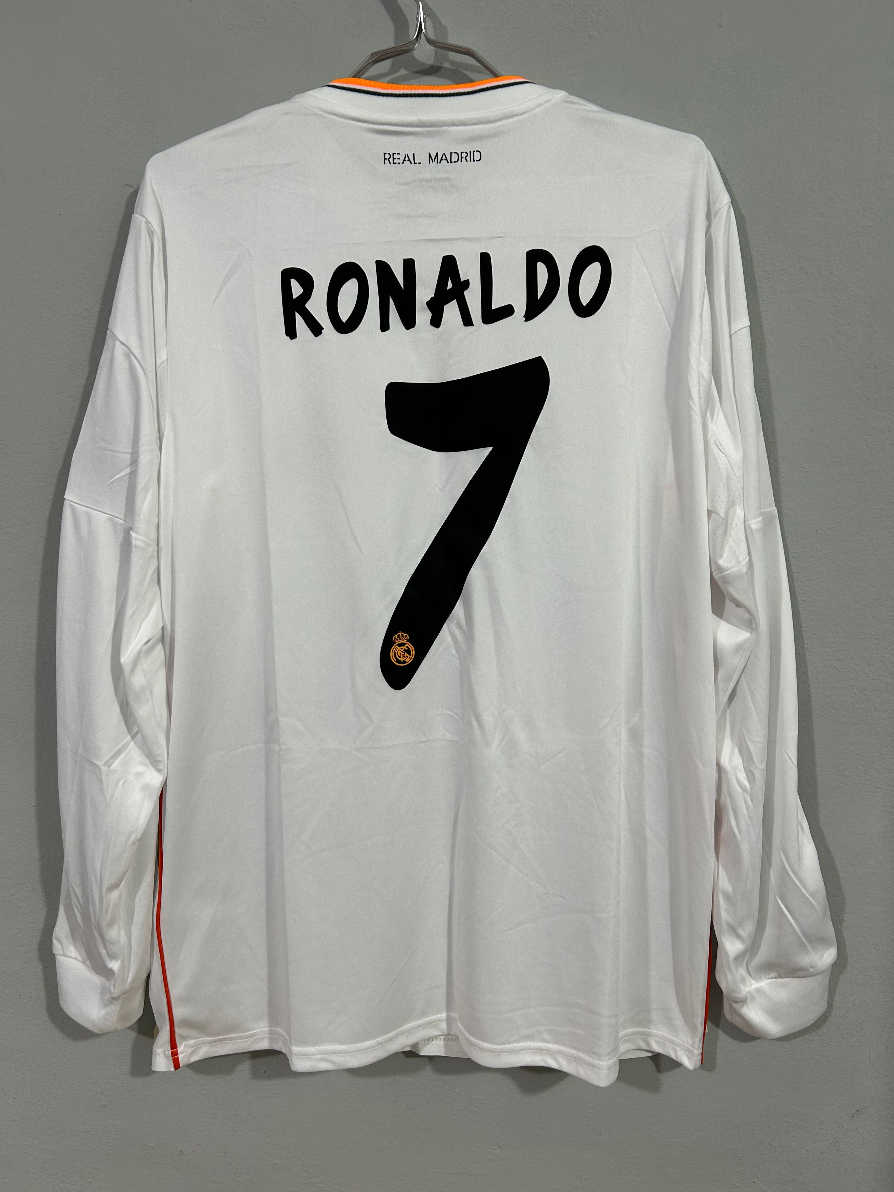 CAMISETA DEL REAL MADRID 2013/2014 HOME MANGA LARGA