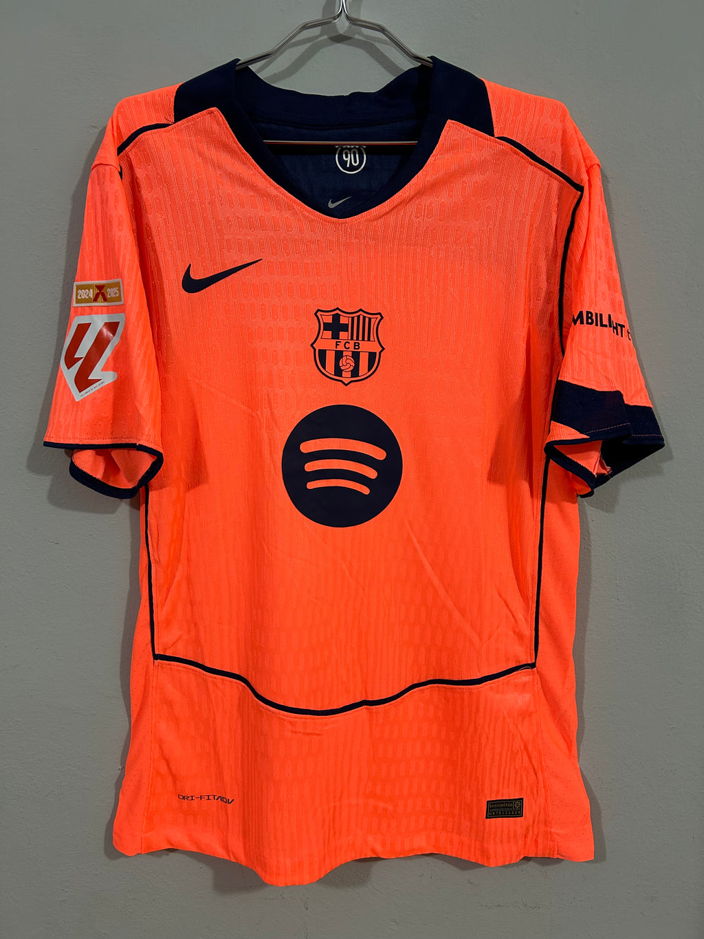 CAMISETA DEL FC BARCELONA 2025/2026 TERCERA EQUIPACION VERSION JUGADOR PARCHE DE LA LIGA