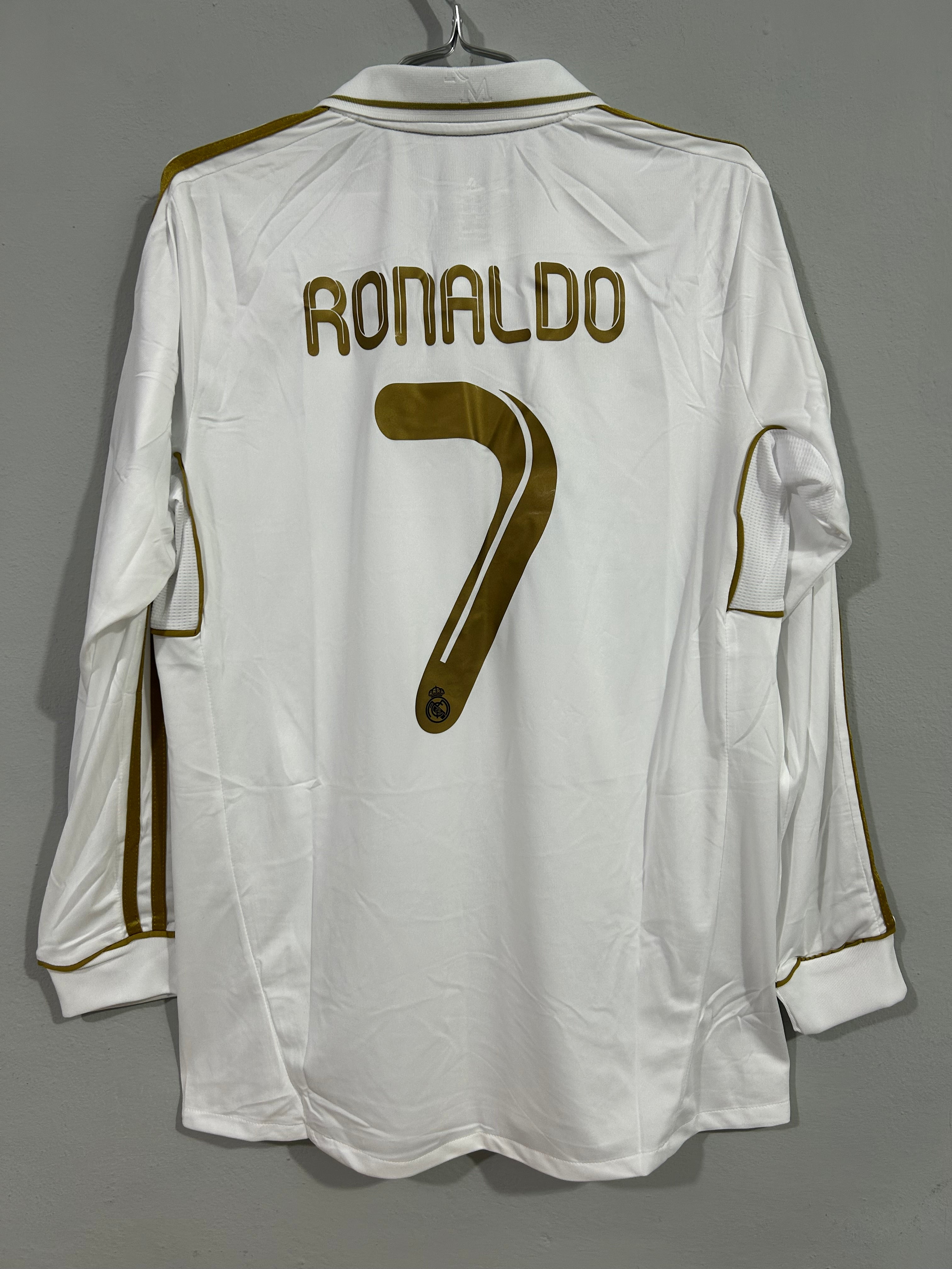 CAMISETA DEL REAL MADRID 2011/2012 HOME MANGA LARGA