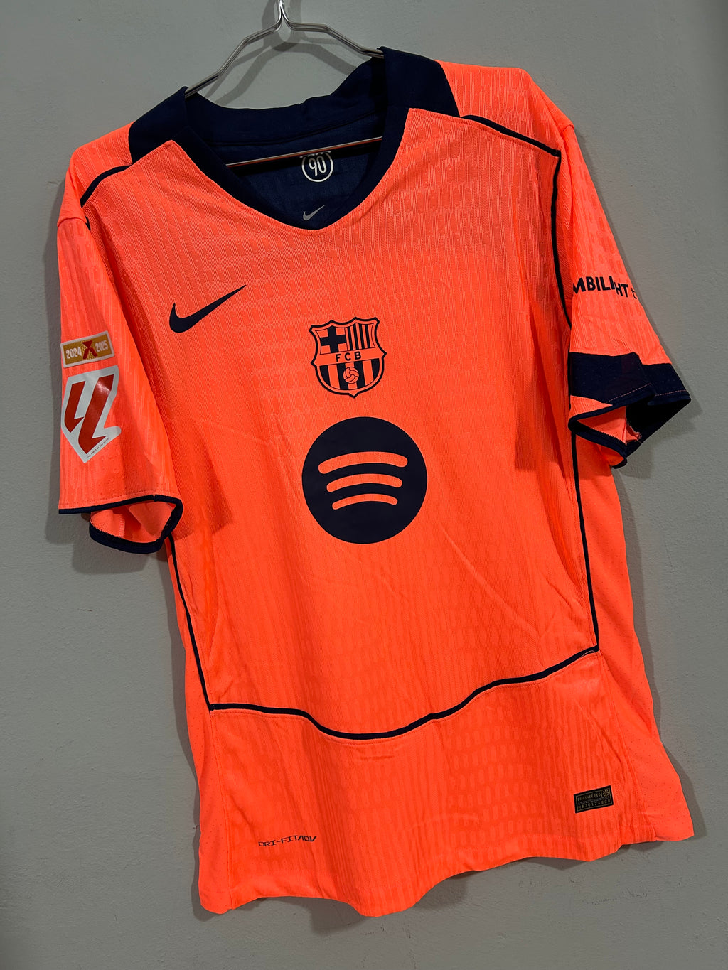 CAMISETA DEL FC BARCELONA 2025/2026 TERCERA EQUIPACION VERSION JUGADOR PARCHE DE LA LIGA