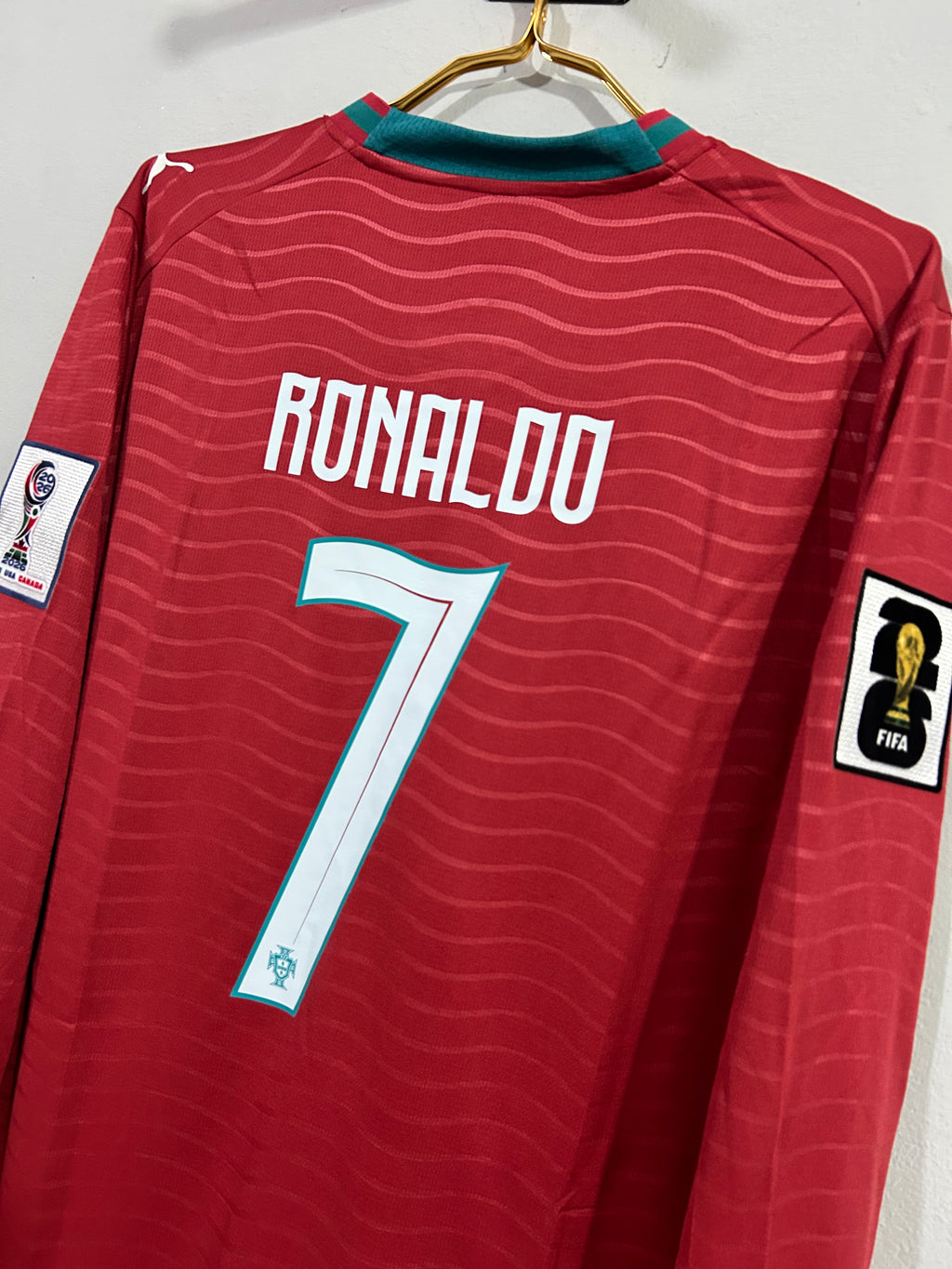 CAMISETA DE PORTUGAL 2026 LOCAL MANGA LARGA