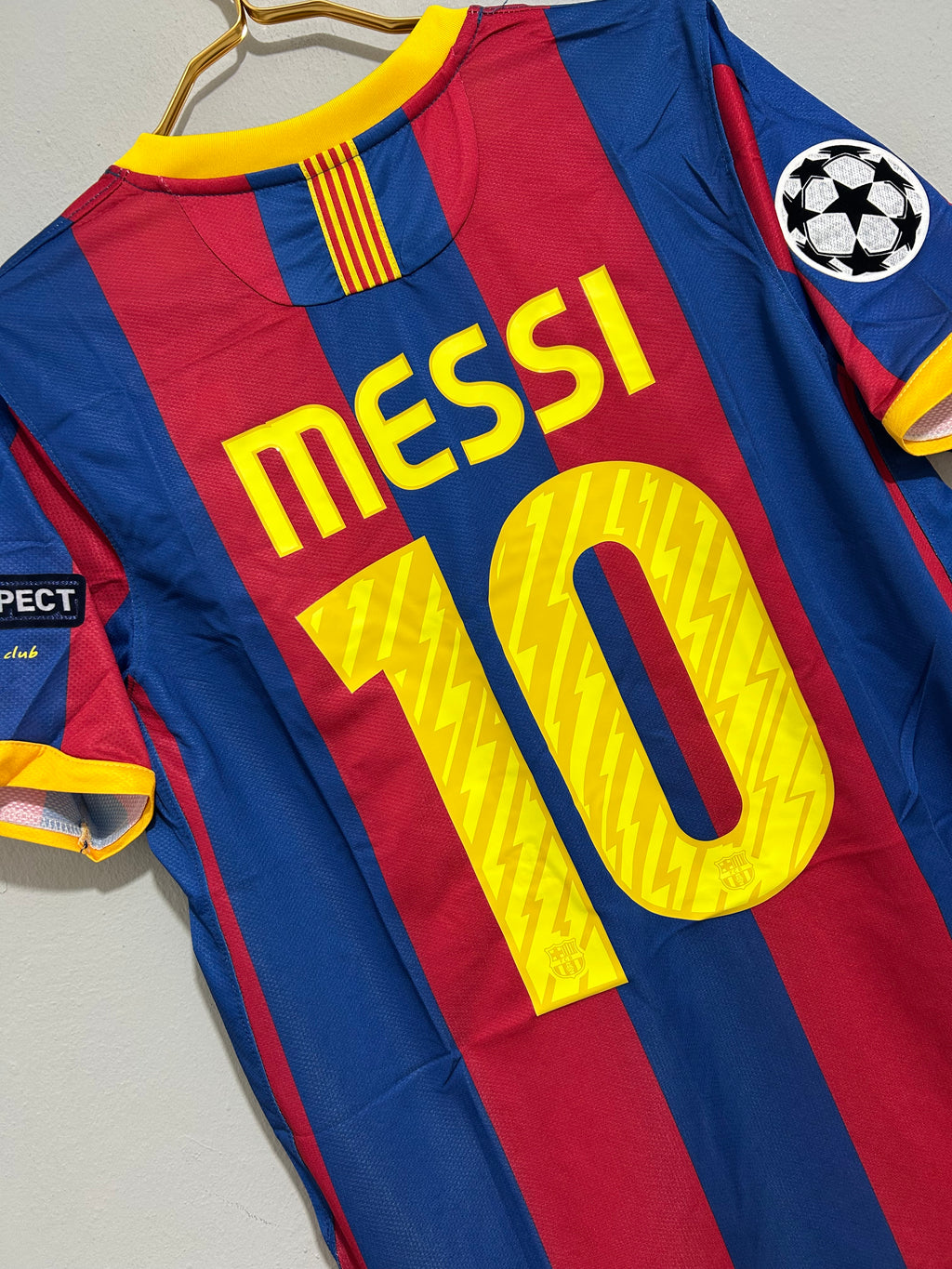 CAMISETA DEL FC BARCELONA 2010/2011 HOME (EDICION FINAL DE CHAMPIONS LEAGUE)
