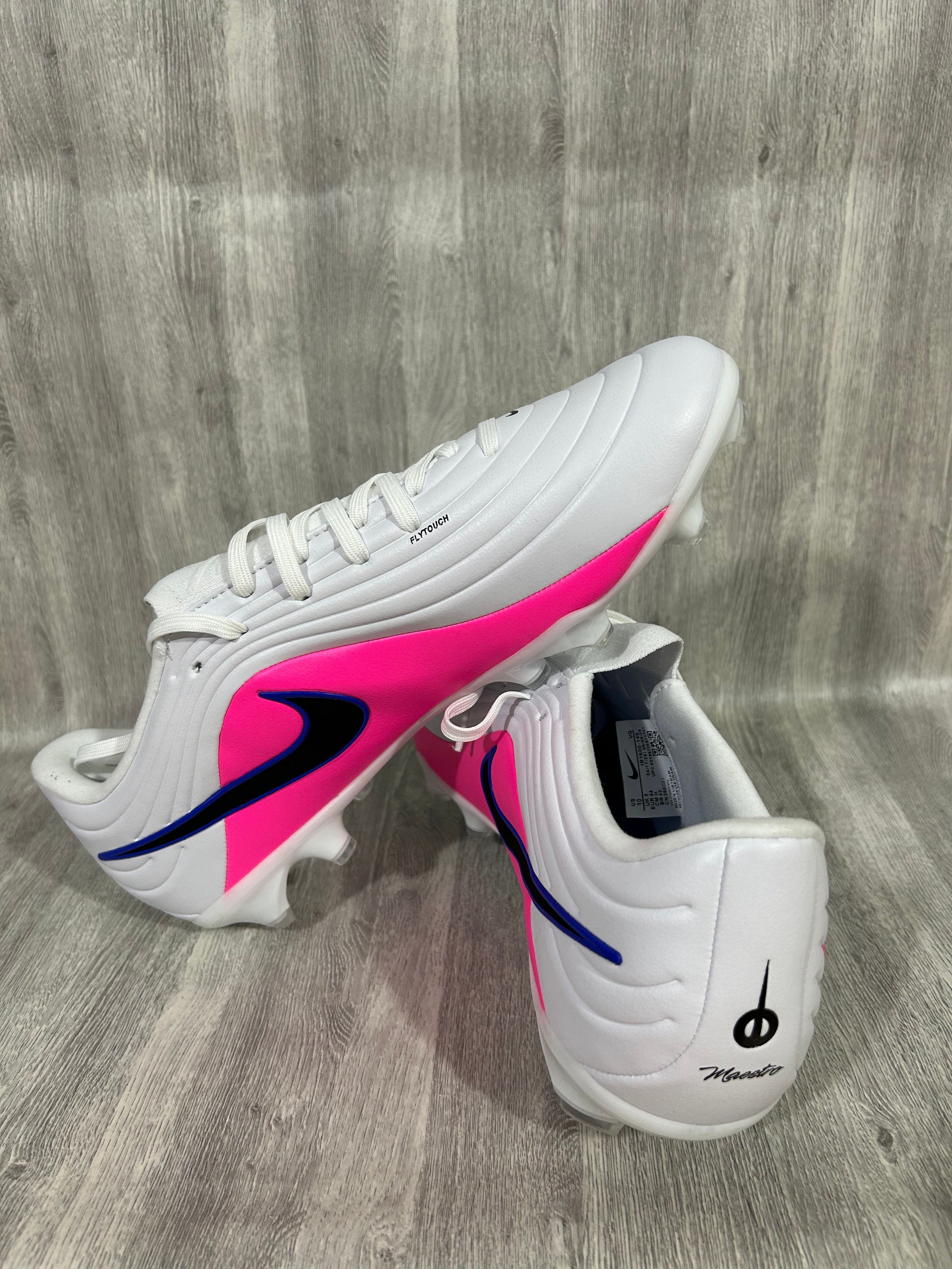 Nike Tiempo Maestro Elite FG Attack - White/Black/Racer Blue/Pink Blast