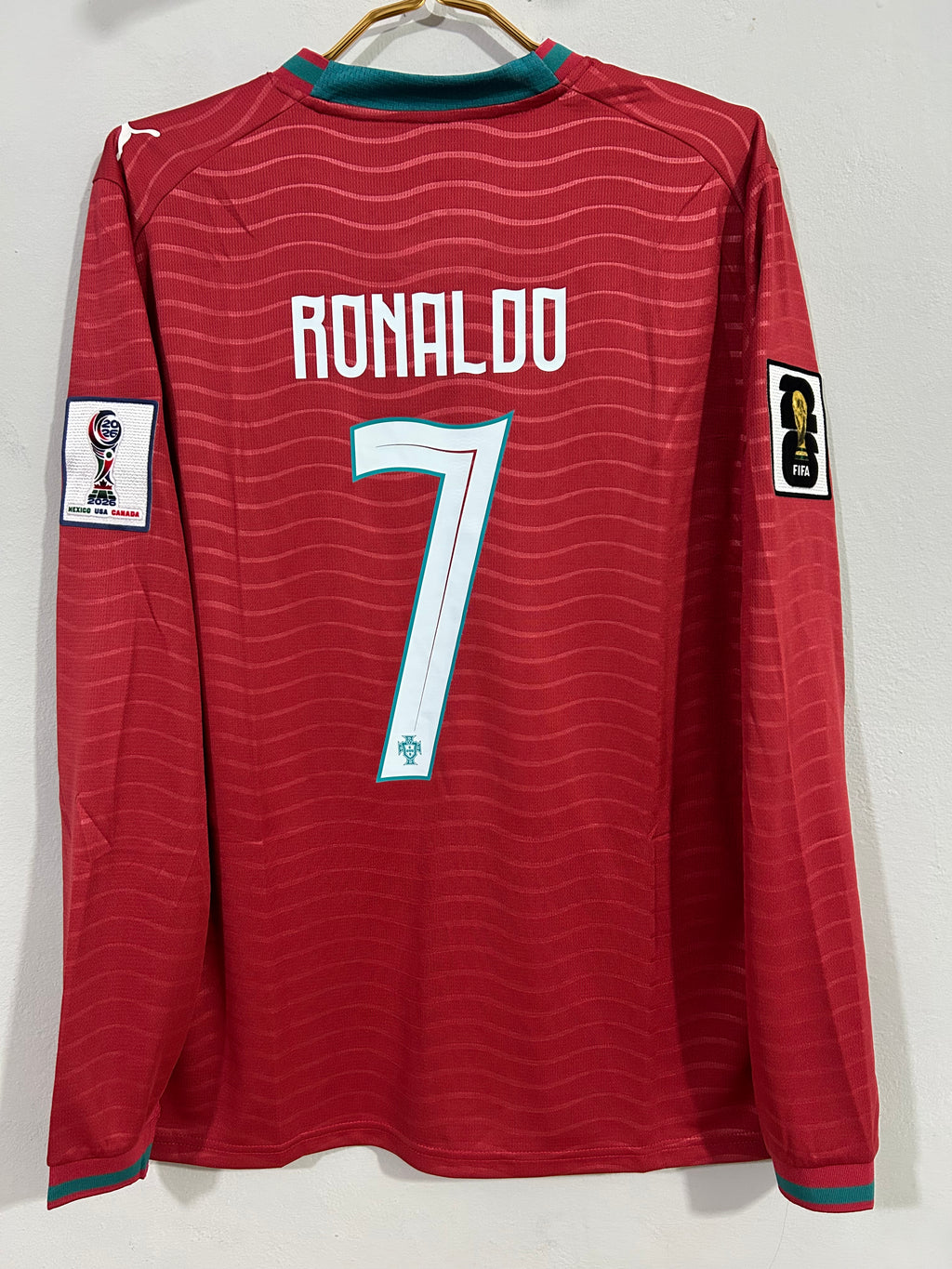 CAMISETA DE PORTUGAL 2026 LOCAL MANGA LARGA