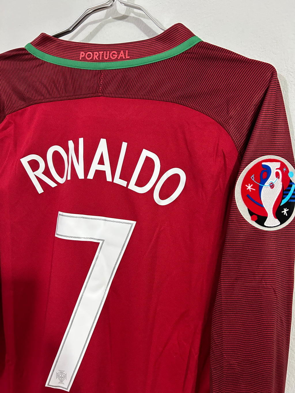 CAMISETA DE PORTUGAL 2016 CAMPEONES DE EUROPA MANGA LARGA