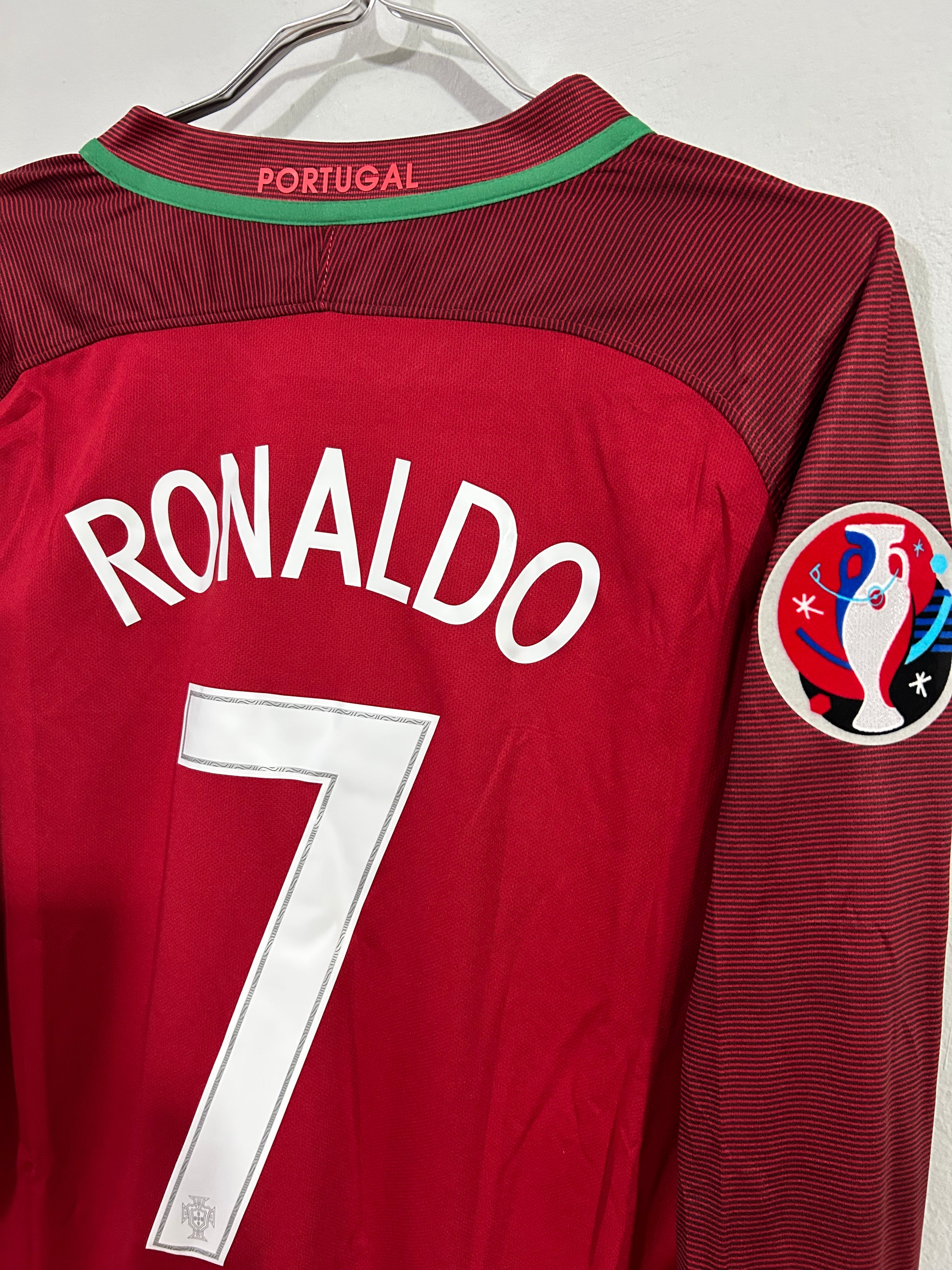 CAMISETA DE PORTUGAL 2016 CAMPEONES DE EUROPA MANGA LARGA