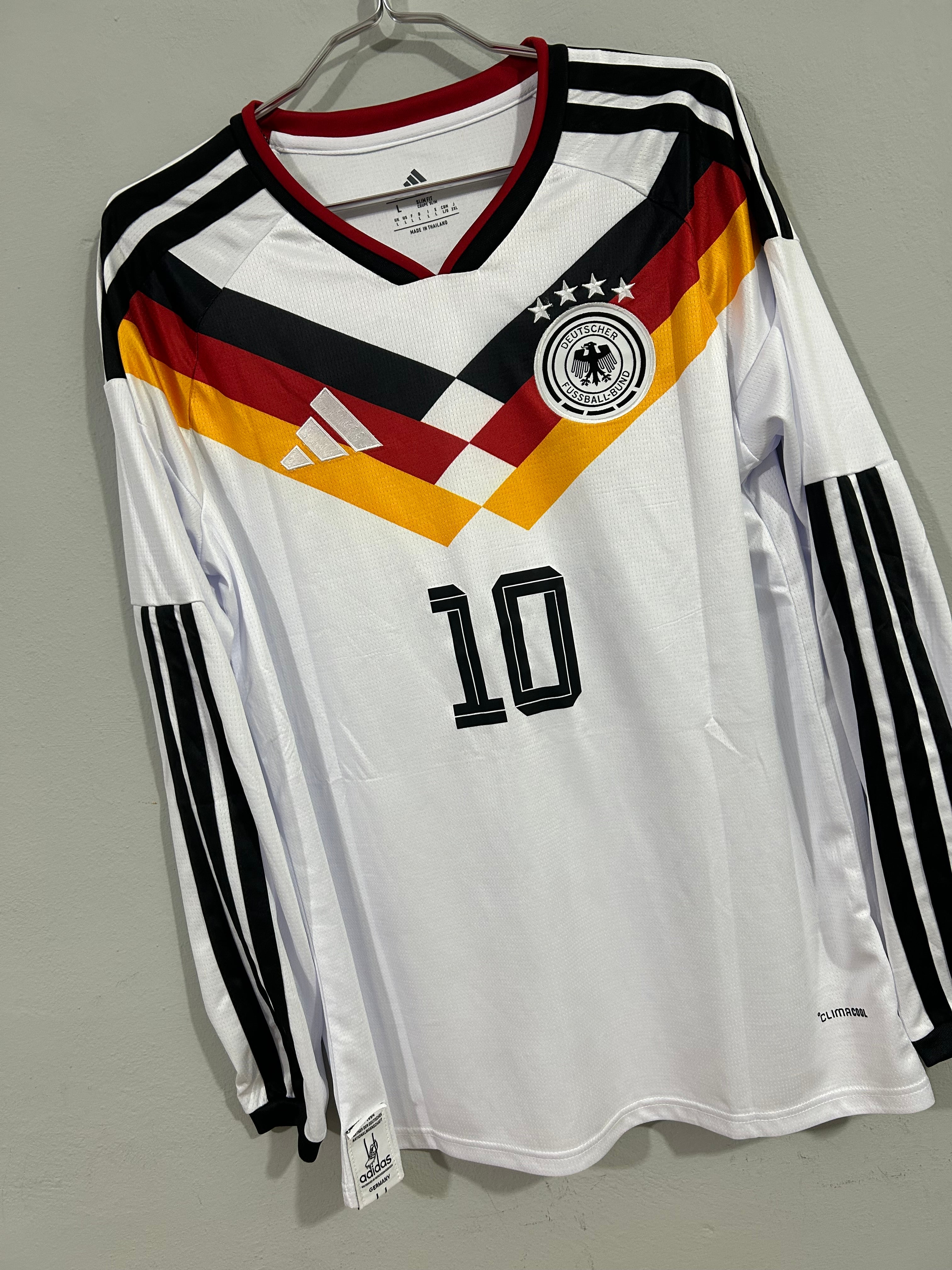 CAMISETA DE LA SELECCION DE ALEMANIA 2026 HOME MANGA LARGA