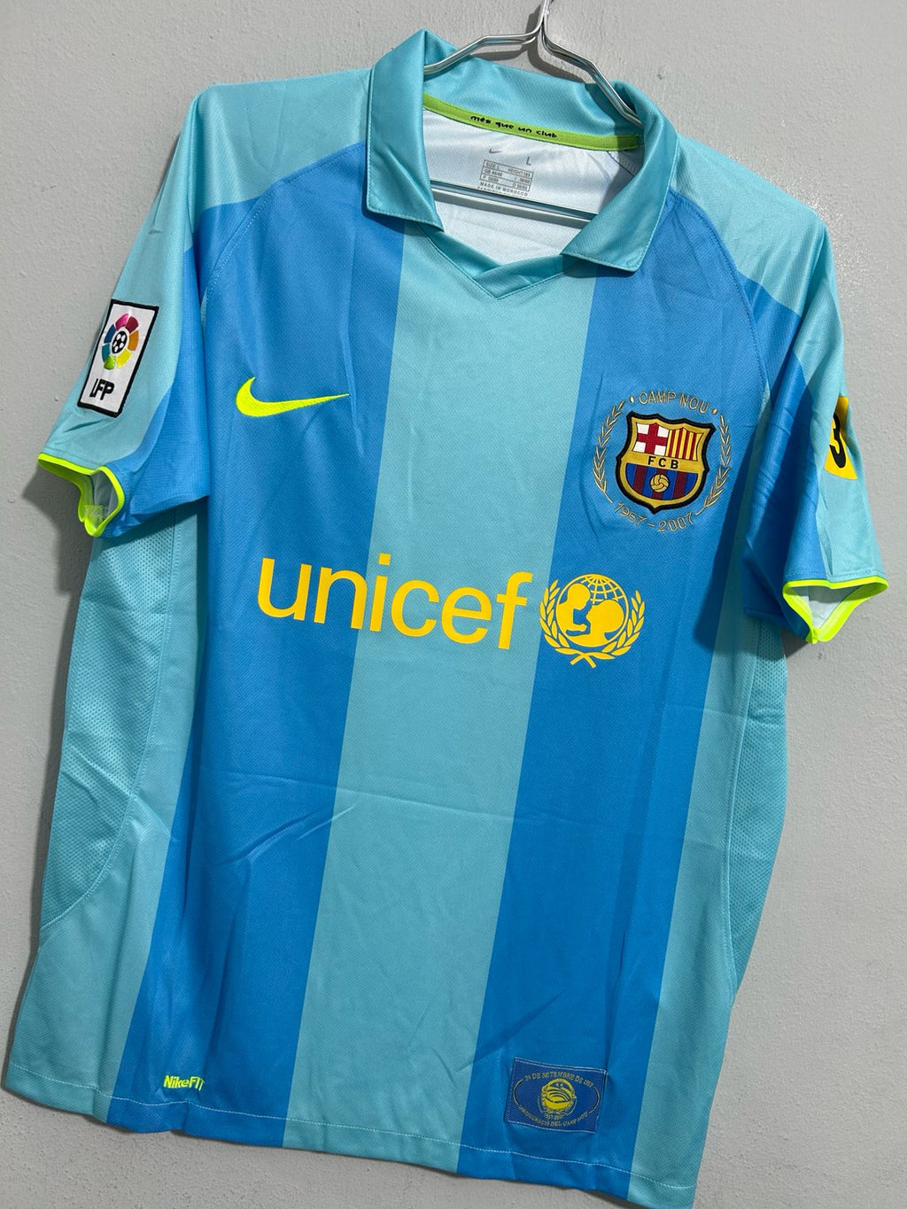 CAMISETA DEL BARCELONA 2007/2008 SEGUNDA EQUIPACION