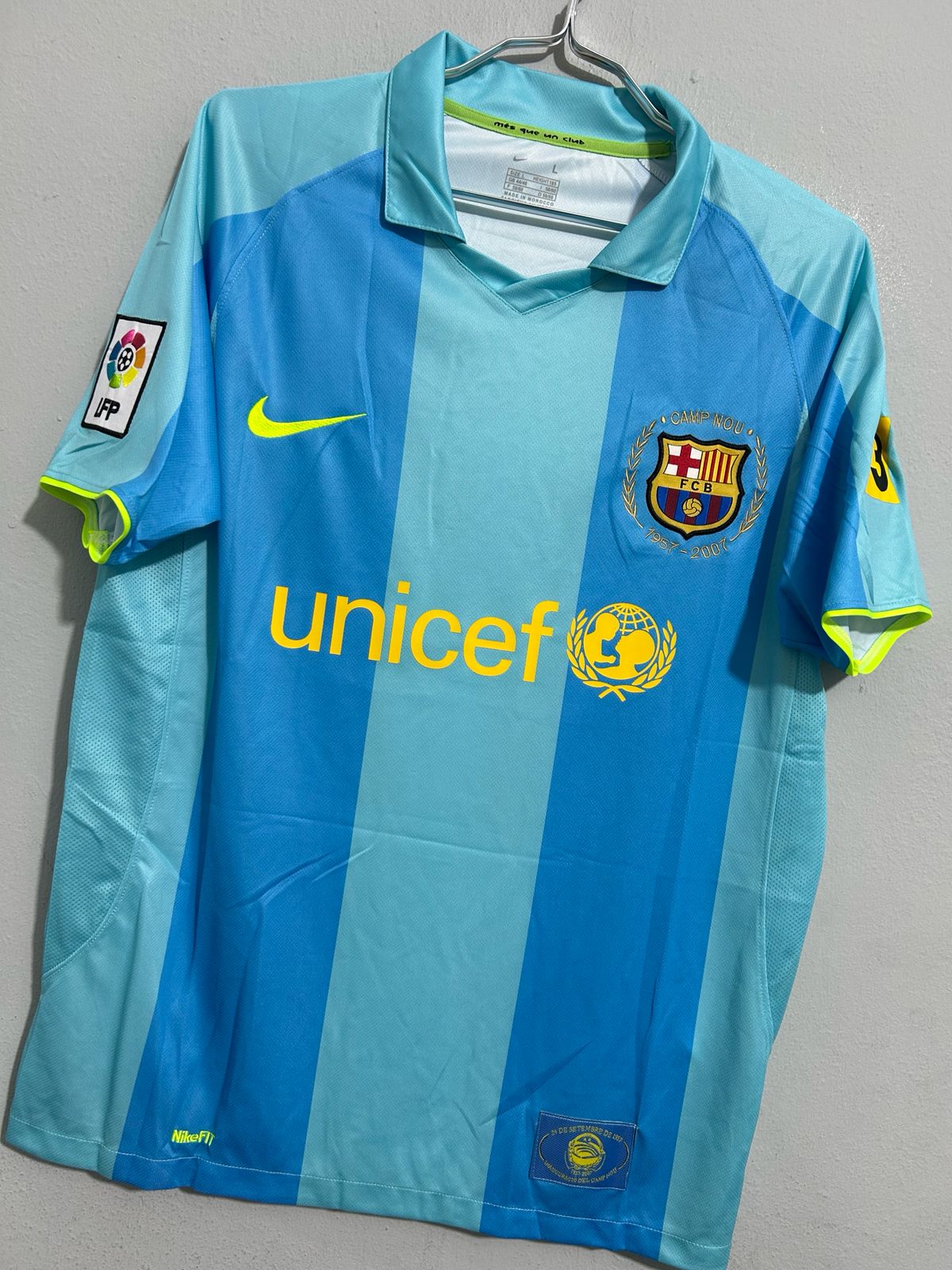 CAMISETA DEL BARCELONA 2007/2008 SEGUNDA EQUIPACION