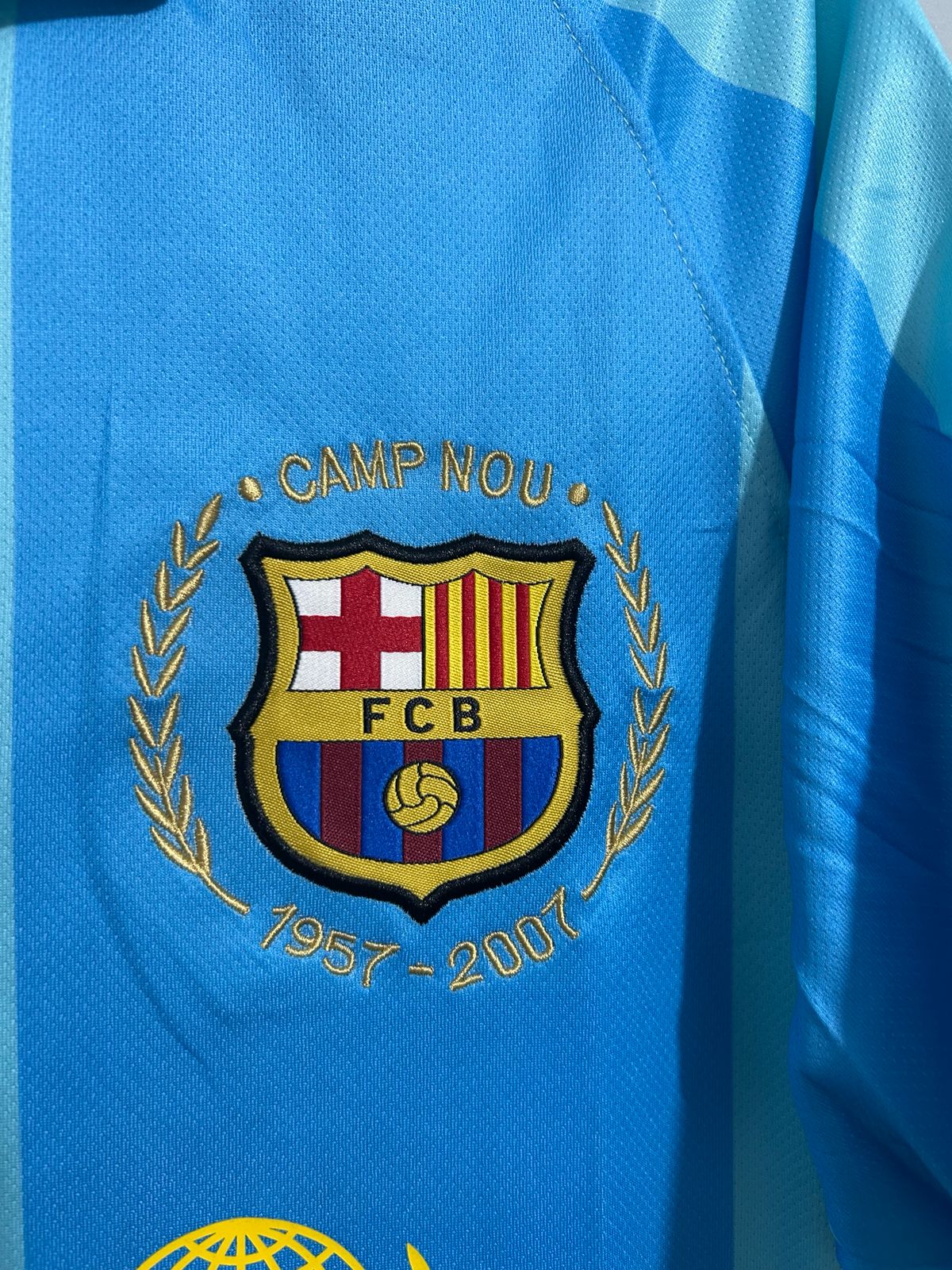 CAMISETA DEL BARCELONA 2007/2008 SEGUNDA EQUIPACION