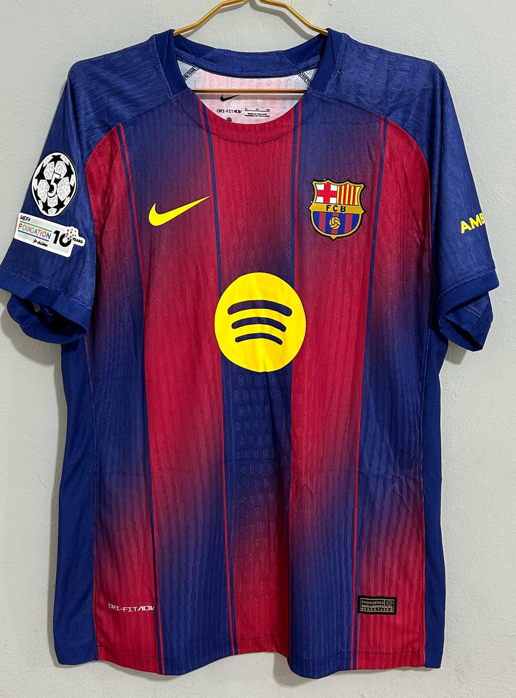 CAMISETA DEL FC BARCELONA 2025/2026 VERSION JUGADOR