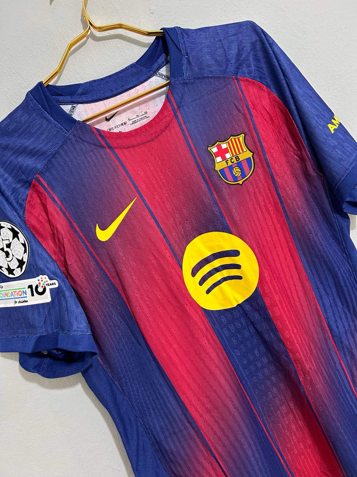 CAMISETA DEL FC BARCELONA 2025/2026 VERSION JUGADOR