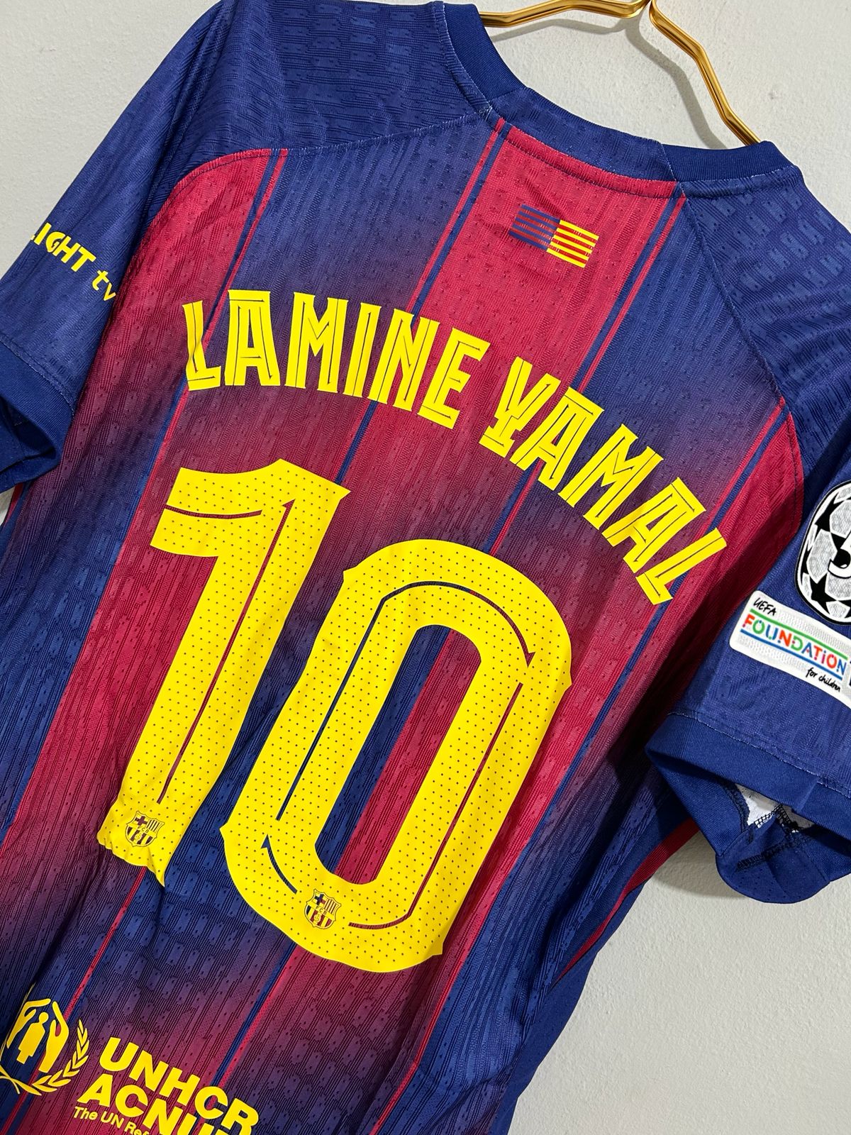 CAMISETA DEL FC BARCELONA 2025/2026 VERSION JUGADOR