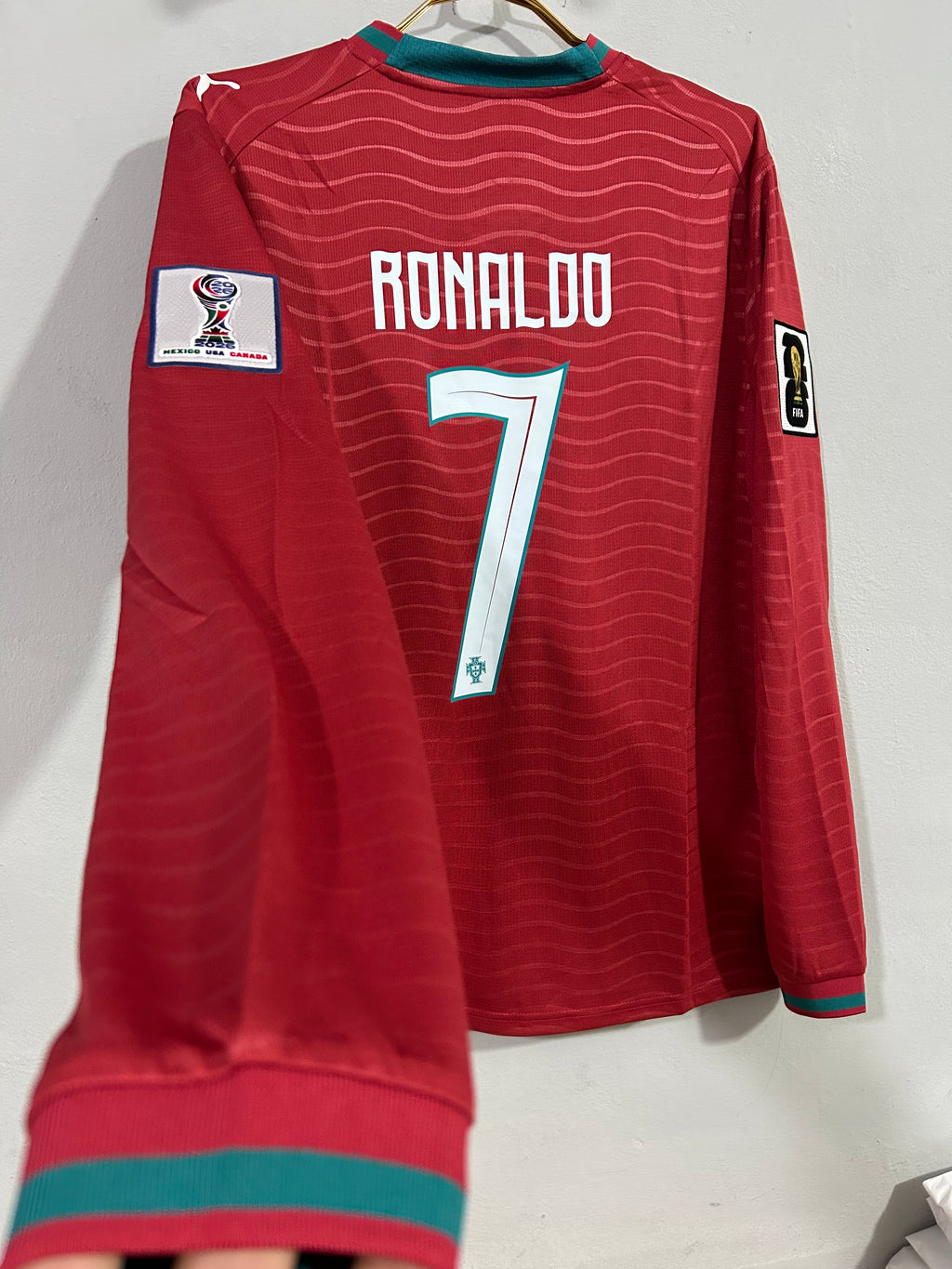 CAMISETA DE PORTUGAL 2026 LOCAL MANGA LARGA