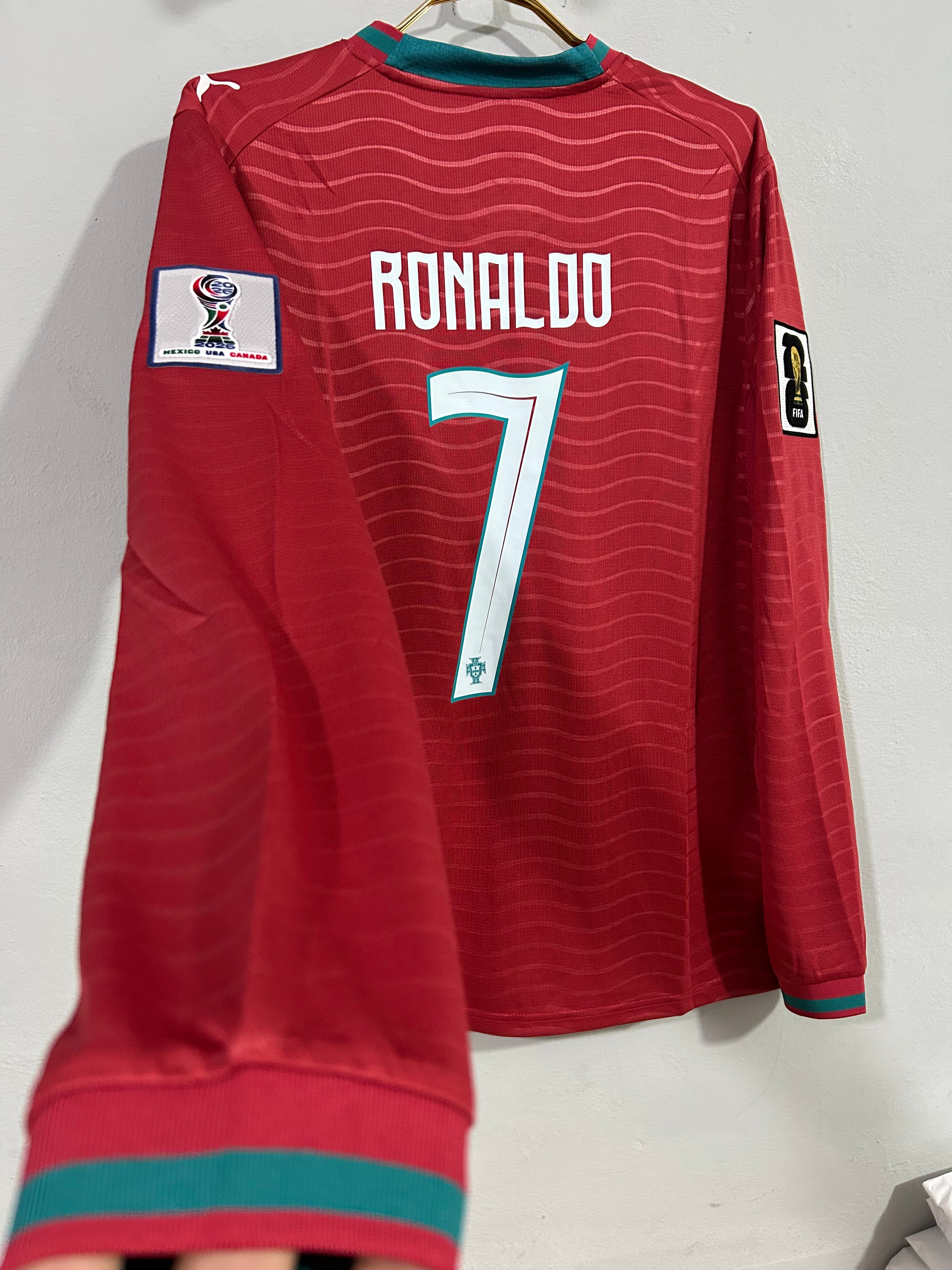CAMISETA DE PORTUGAL 2026 LOCAL MANGA LARGA