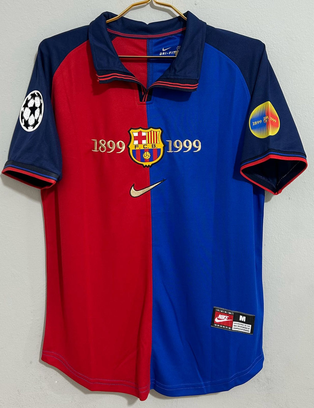 CAMISETA DEL BARCELONA 1999/2000 HOME EDICION ESPECIAL CENTENARIO