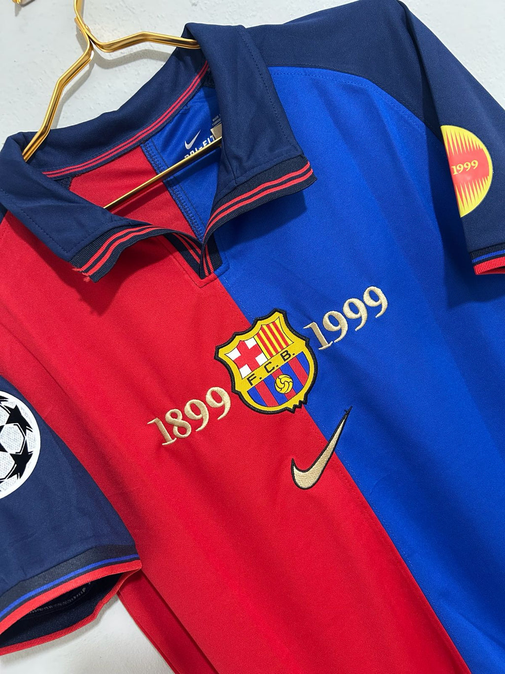 CAMISETA DEL BARCELONA 1999/2000 HOME EDICION ESPECIAL CENTENARIO