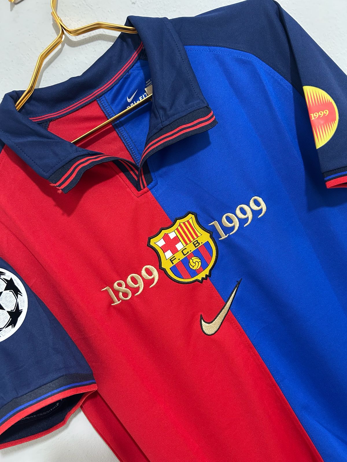 CAMISETA DEL BARCELONA 1999/2000 HOME EDICION ESPECIAL CENTENARIO