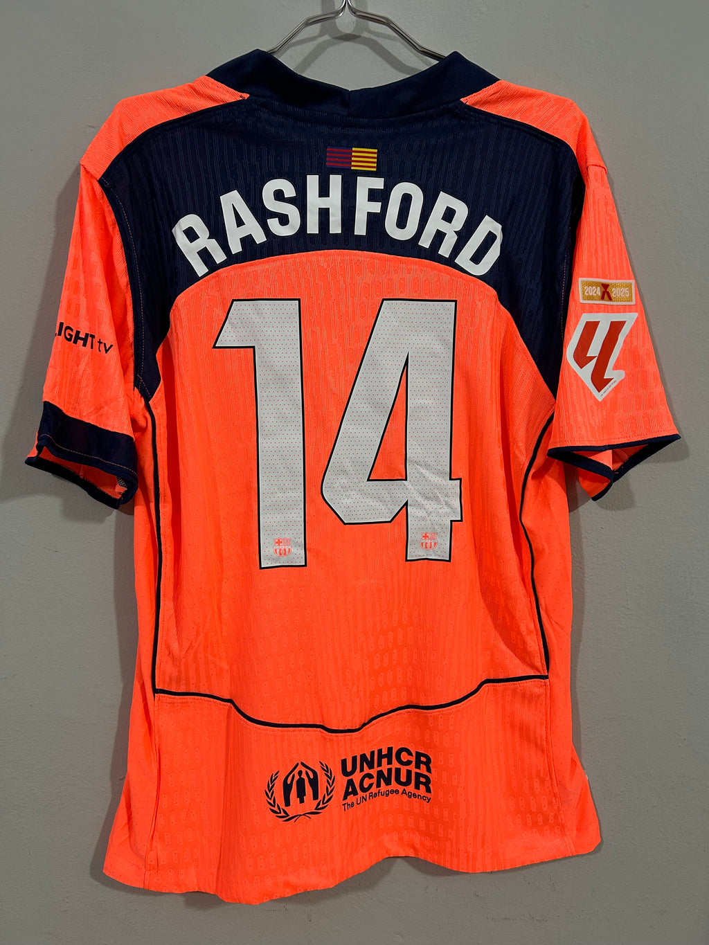 CAMISETA DEL FC BARCELONA 2025/2026 TERCERA EQUIPACION VERSION JUGADOR PARCHE DE LA LIGA