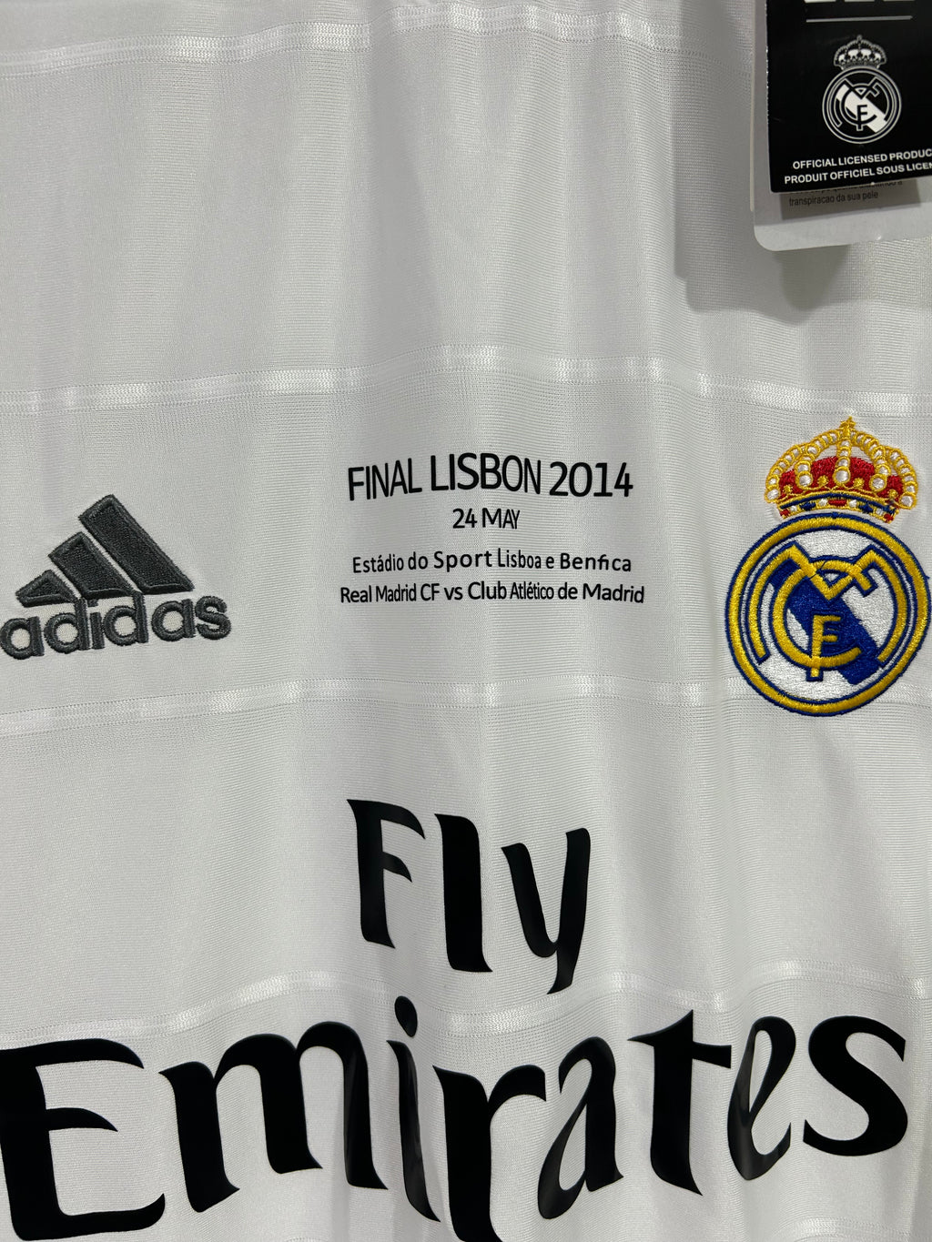 CAMISETA DEL REAL MADRID 2013/2014 HOME MANGA LARGA
