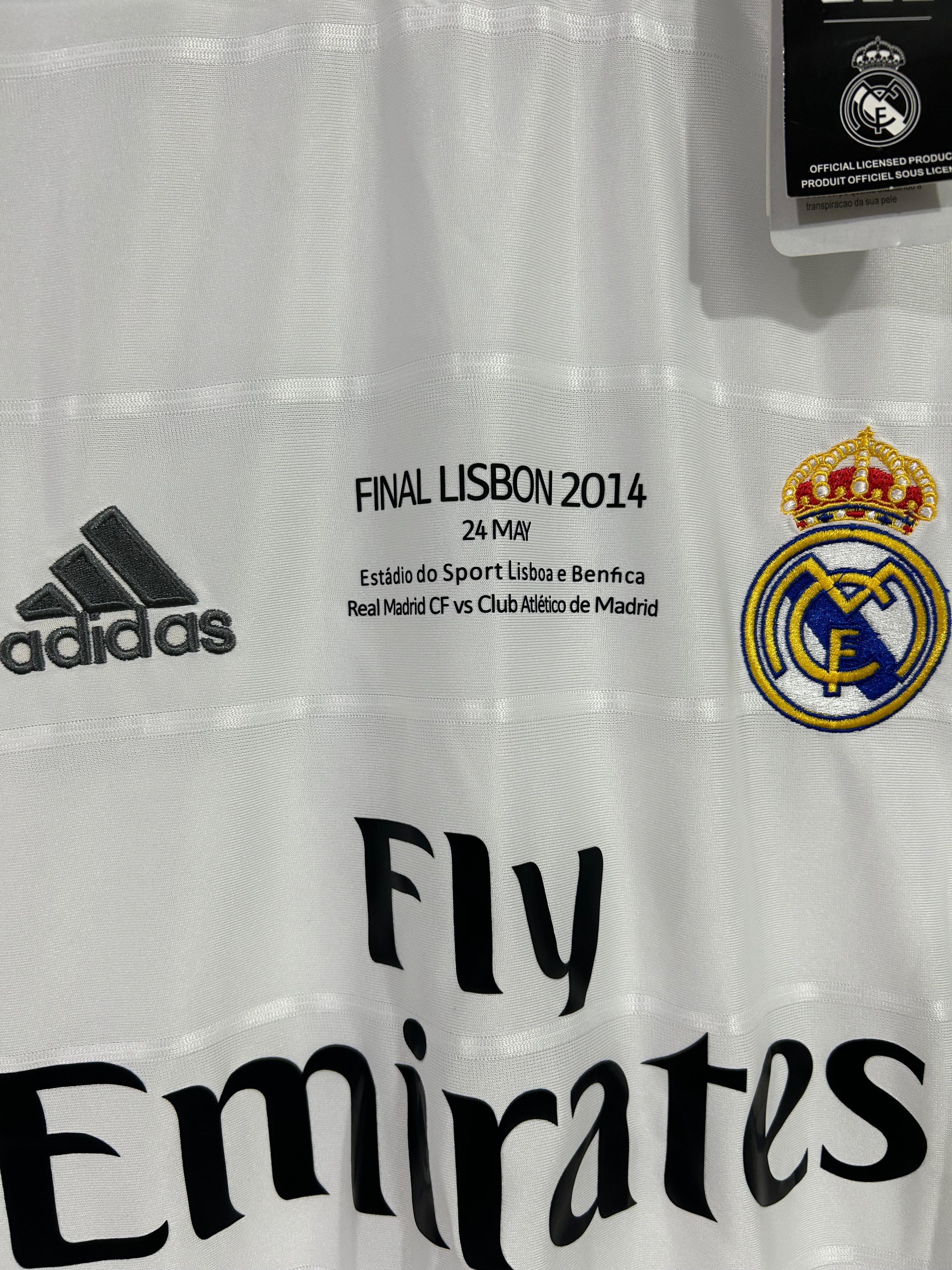 CAMISETA DEL REAL MADRID 2013/2014 HOME MANGA LARGA