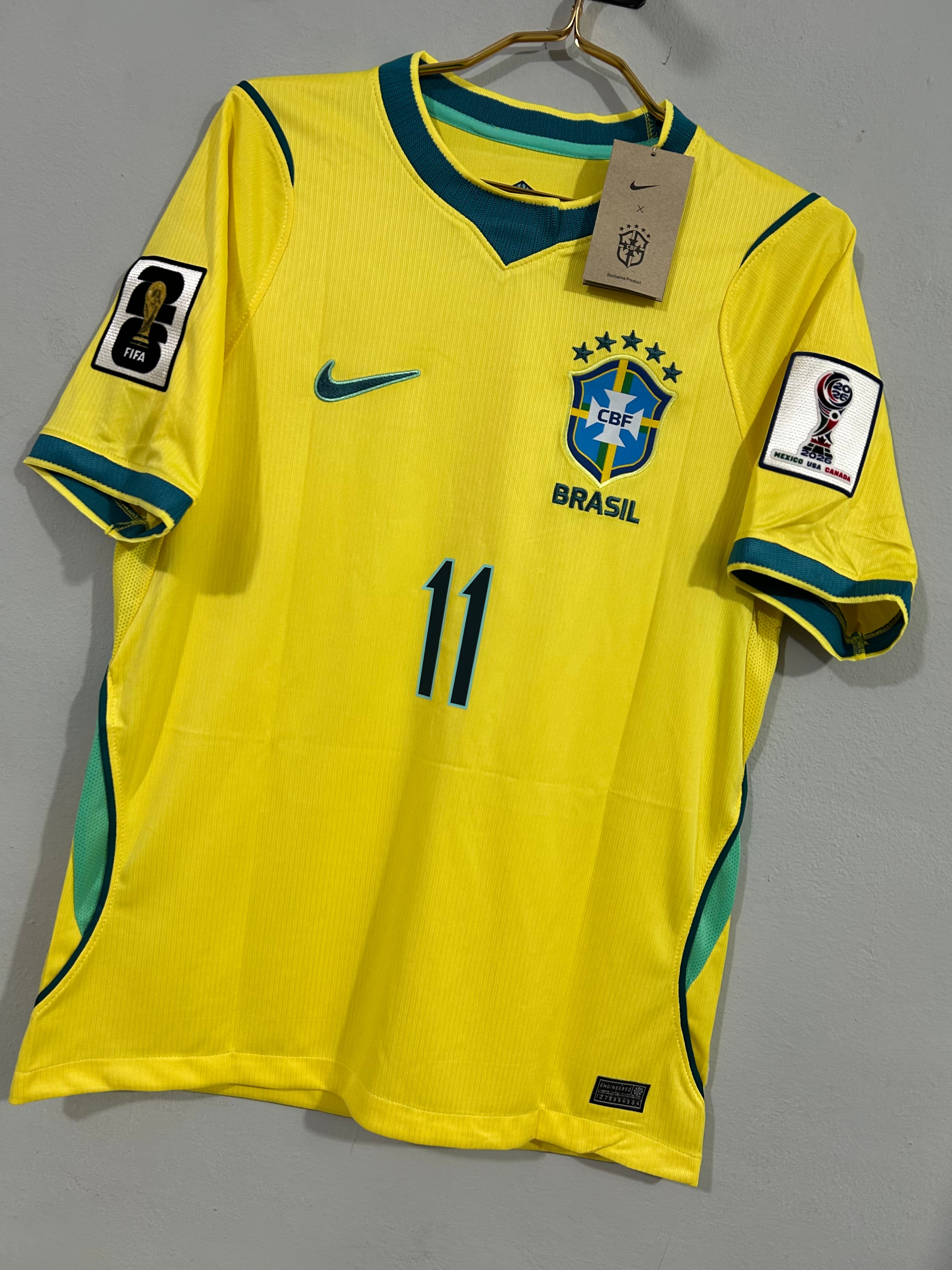 CAMISETA DE LA SELECCION DE BRASIL HOME 2026