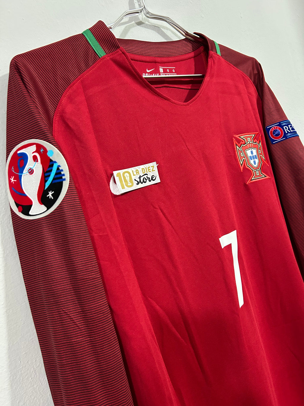CAMISETA DE PORTUGAL 2016 CAMPEONES DE EUROPA MANGA LARGA