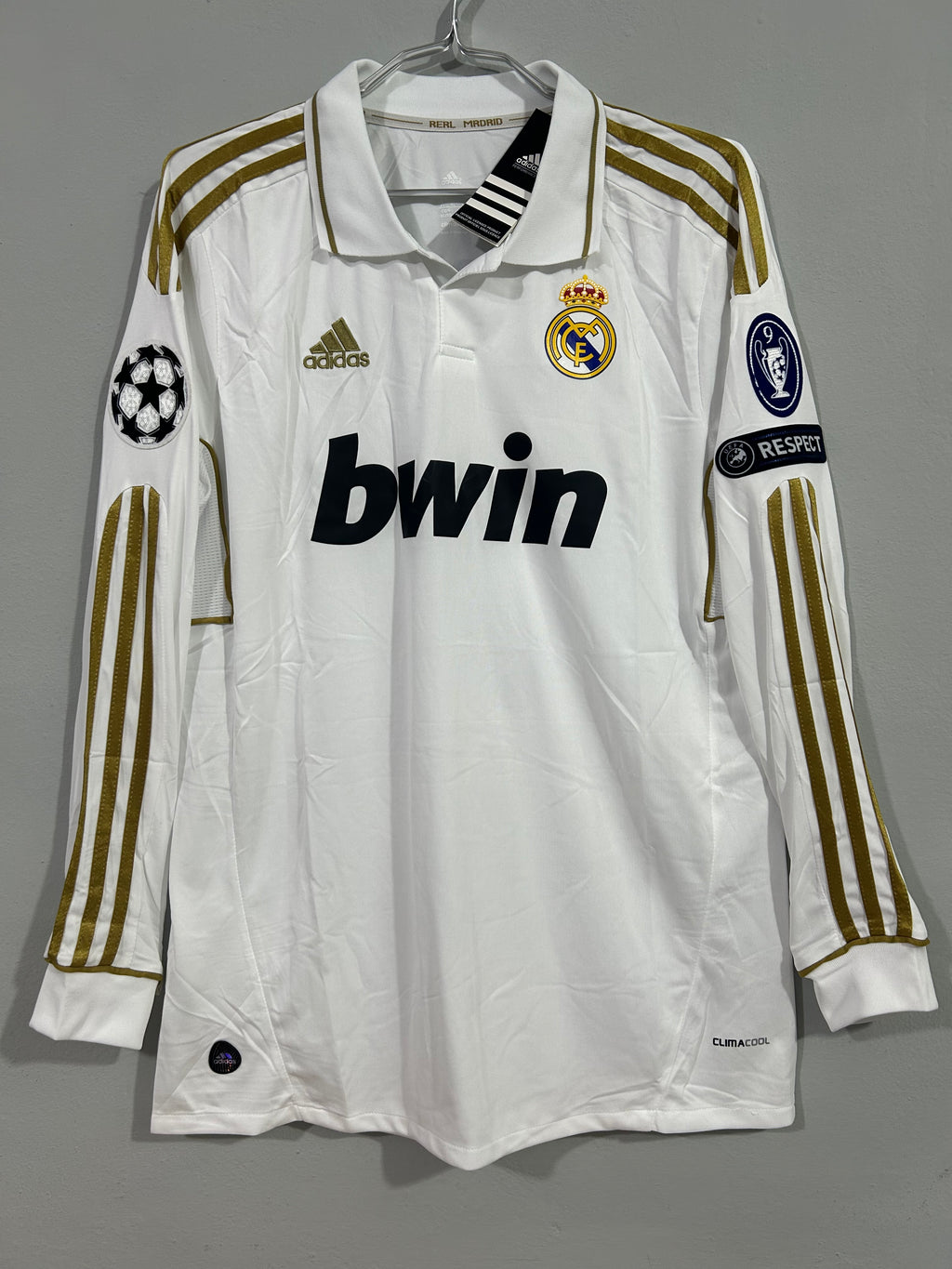 CAMISETA DEL REAL MADRID 2011/2012 HOME MANGA LARGA