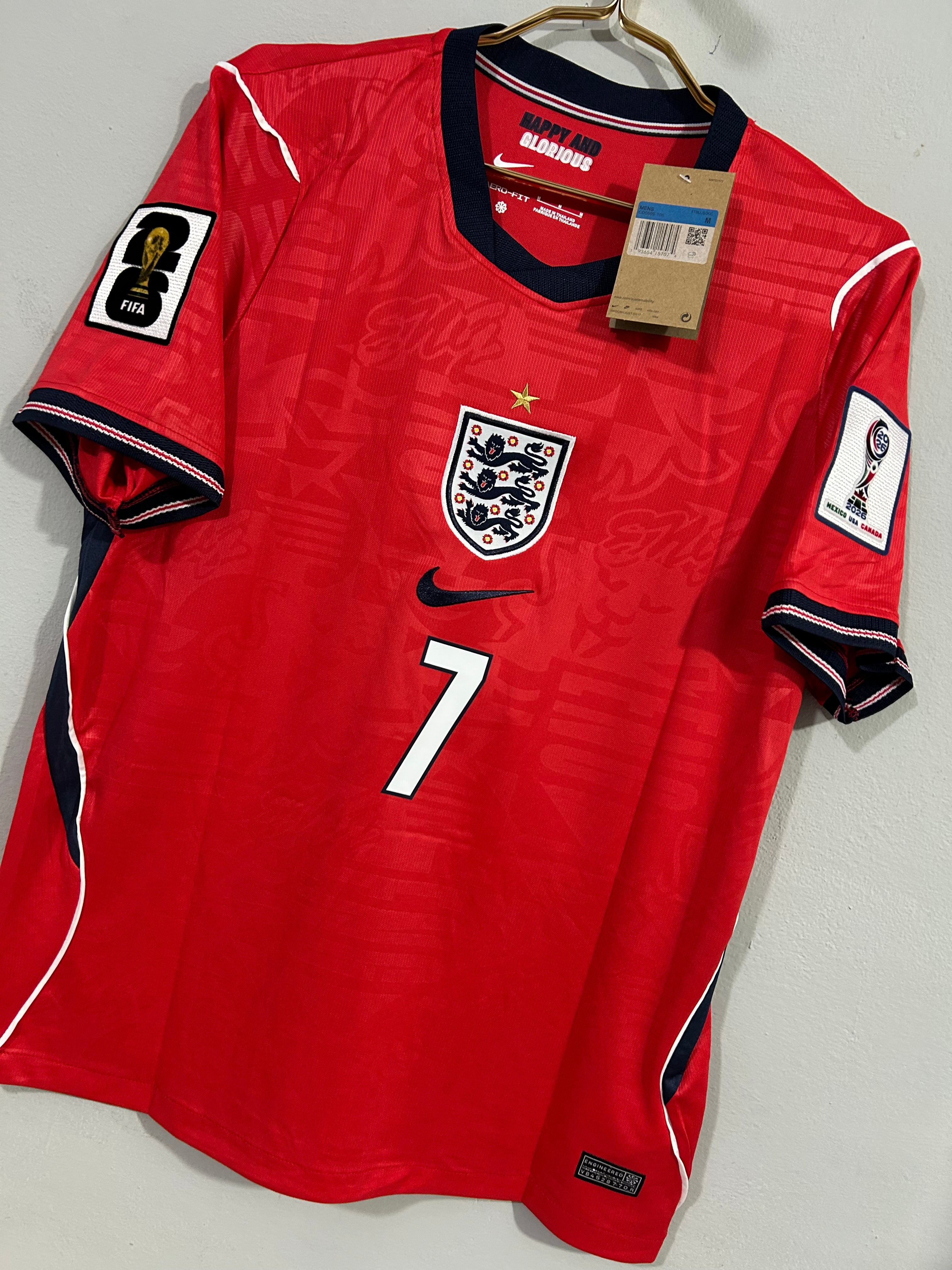 CAMISETA DE LA SELECCIÓN DE INGLATERRA 2026 VISITANTE