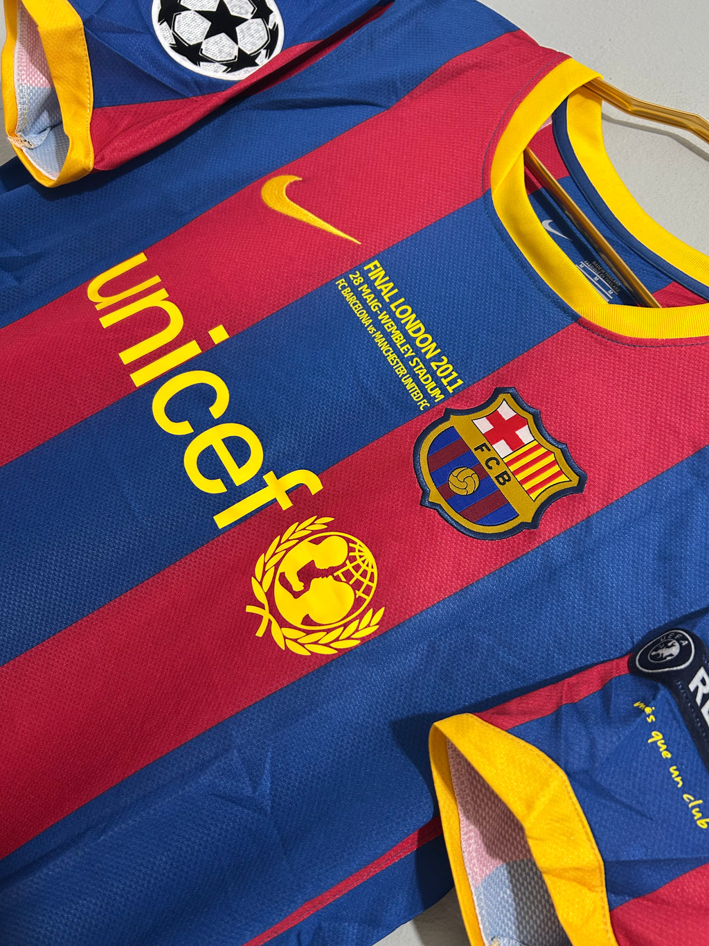 CAMISETA DEL FC BARCELONA 2010/2011 HOME (EDICION FINAL DE CHAMPIONS LEAGUE)