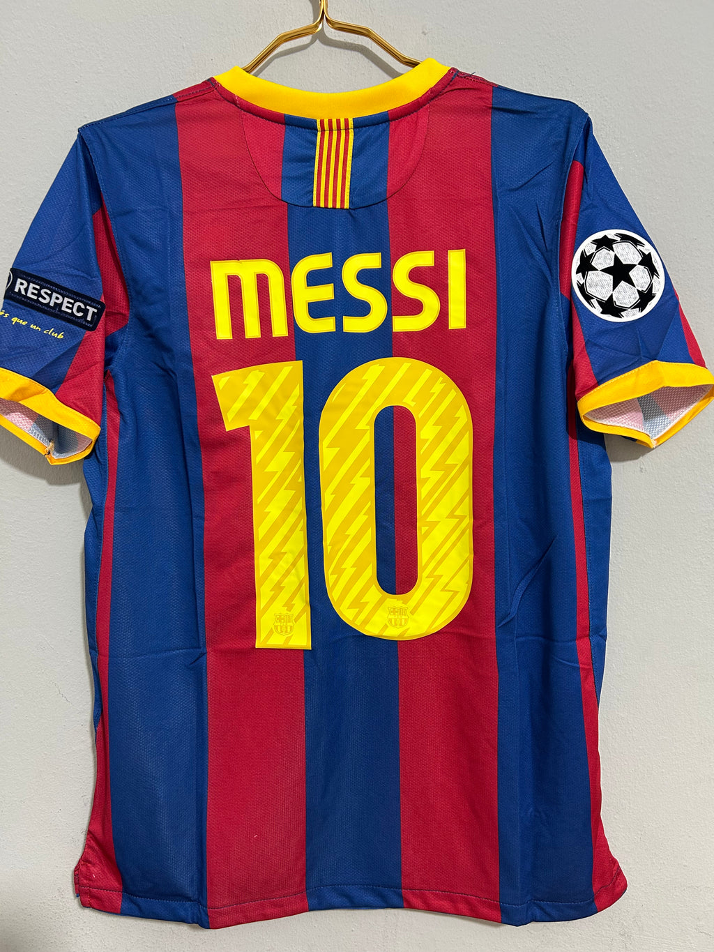 CAMISETA DEL FC BARCELONA 2010/2011 HOME (EDICION FINAL DE CHAMPIONS LEAGUE)